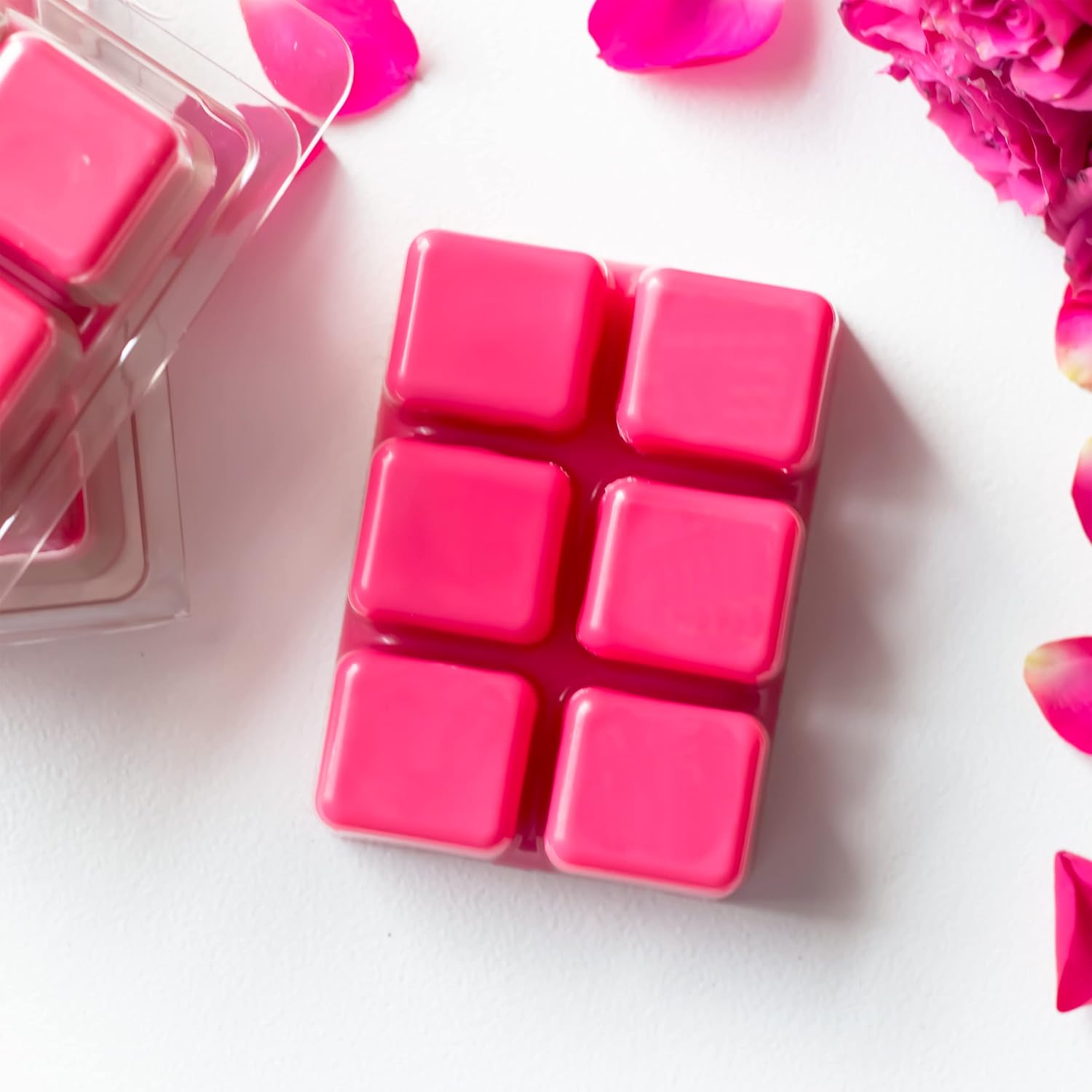 Mother's Day Gift Rose Valley Scented Wax Melts Clashell | Floral Wax Cubes Rose + Lily + Carnation + Peppercorn | Gift Mom - 3 oz.