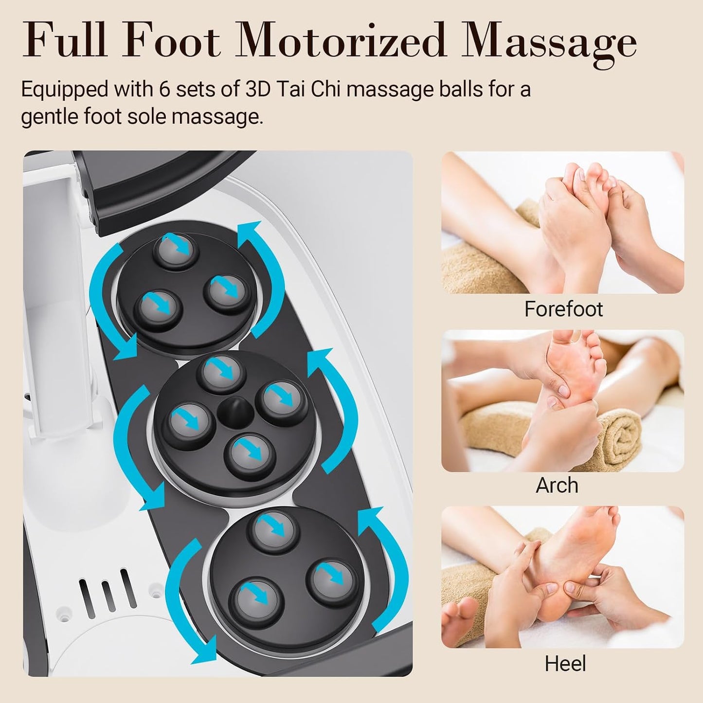 CuPiLo Foot Spa Bath Massager, Upgraded Foot Bath with Circulation Heat, Motorized Shiatsu Massage Balls, Pedicure Soaking Tub with Waves, Remote, Handle, Feet Stress Relief, Gifts