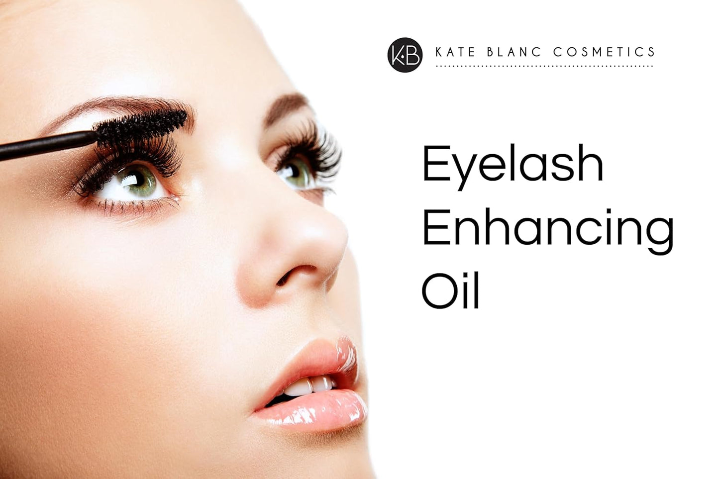 Kate Blanc Cosmetics Castor Oil Organic for Hair, Lashes, Face, Skin (2oz), 100% Pure, Cold Pressed, Hexane Free Hair Oil. Lash Serum for Thicker-Looking Eyelashes & Eyebrows