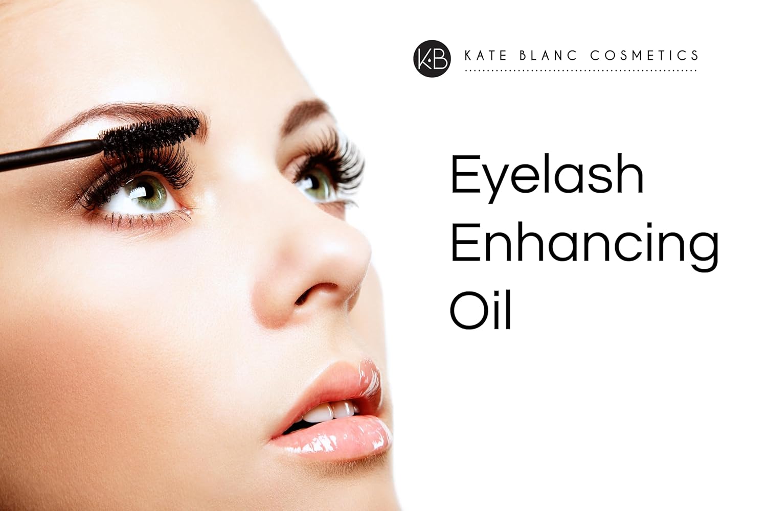 Kate Blanc Cosmetics Castor Oil Organic for Hair, Lashes, Face, Skin (2oz), 100% Pure, Cold Pressed, Hexane Free Hair Oil. Lash Serum for Thicker-Looking Eyelashes & Eyebrows