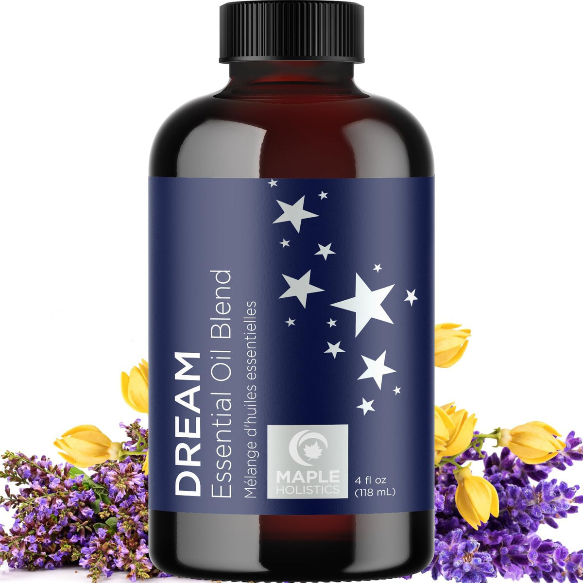 Sleep Essential Oil Blend for Diffuser - Dream Essential Oils for Diffusers Aromatherapy and Relaxation with Clary Sage