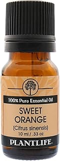 Plantlife Sweet Orange Aromatherapy Essential Oil - Straight from The Plant 100% Pure Therapeutic Grade - No Additives or Filters - 10 ml