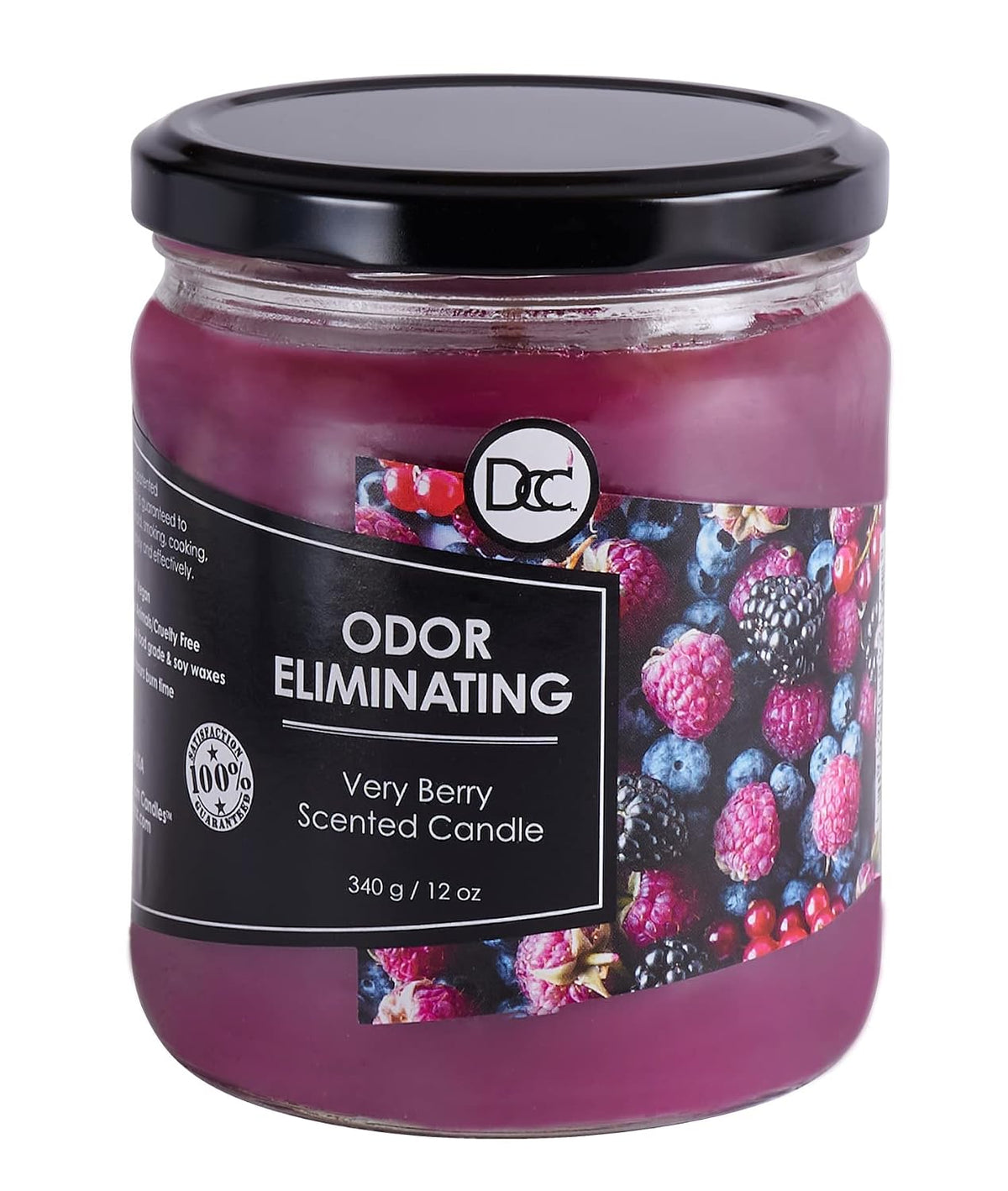 Very Berry Odor Eliminating Highly Fragranced Candle - Eliminates 95% of Pet