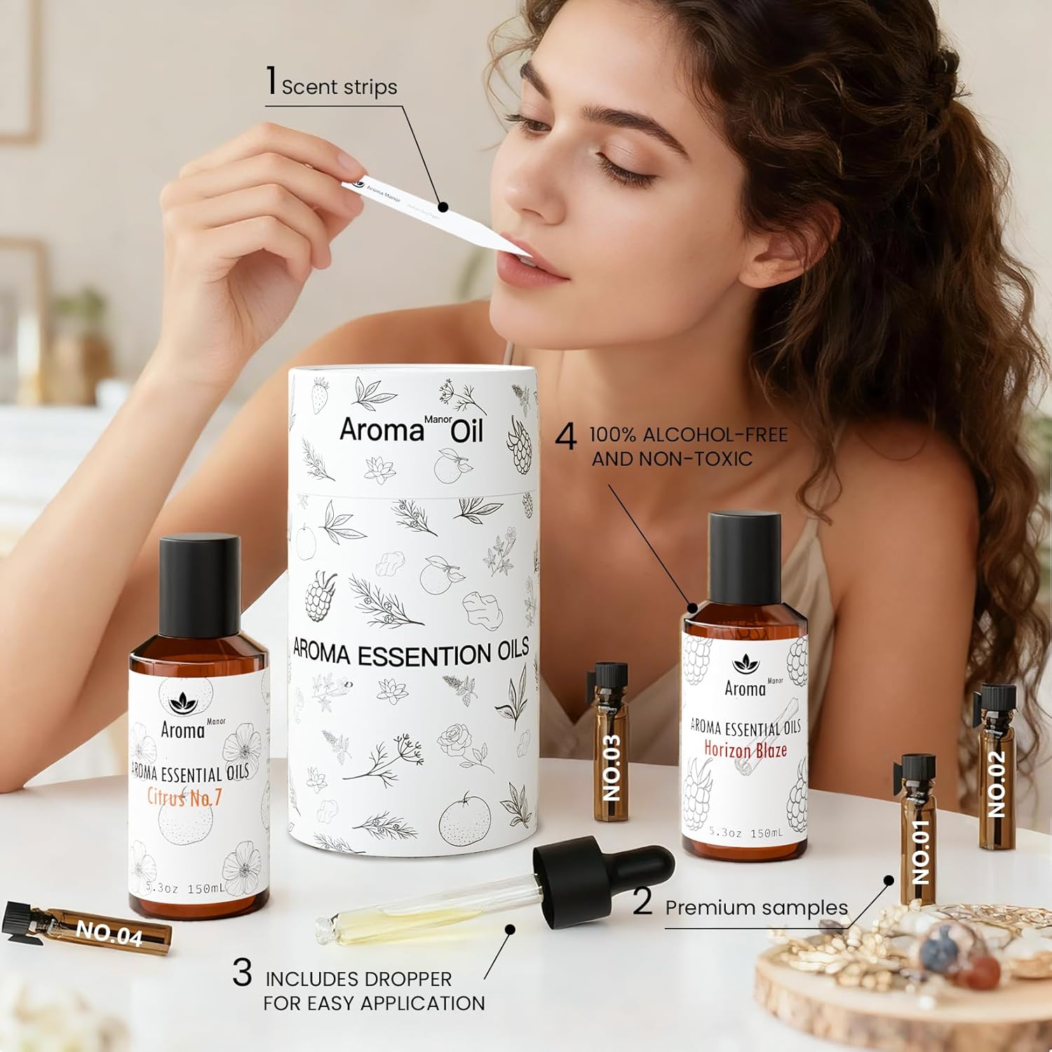 Scent for Diffuser - Citrus No.7 - Luxury Hotel Inspired Home Aromatherapy Diffuser Oil - Lemon, Juicy Citrus and Blood Orange - for Diffuser, Humidifier, Ultrasonic, Reed - 150ML
