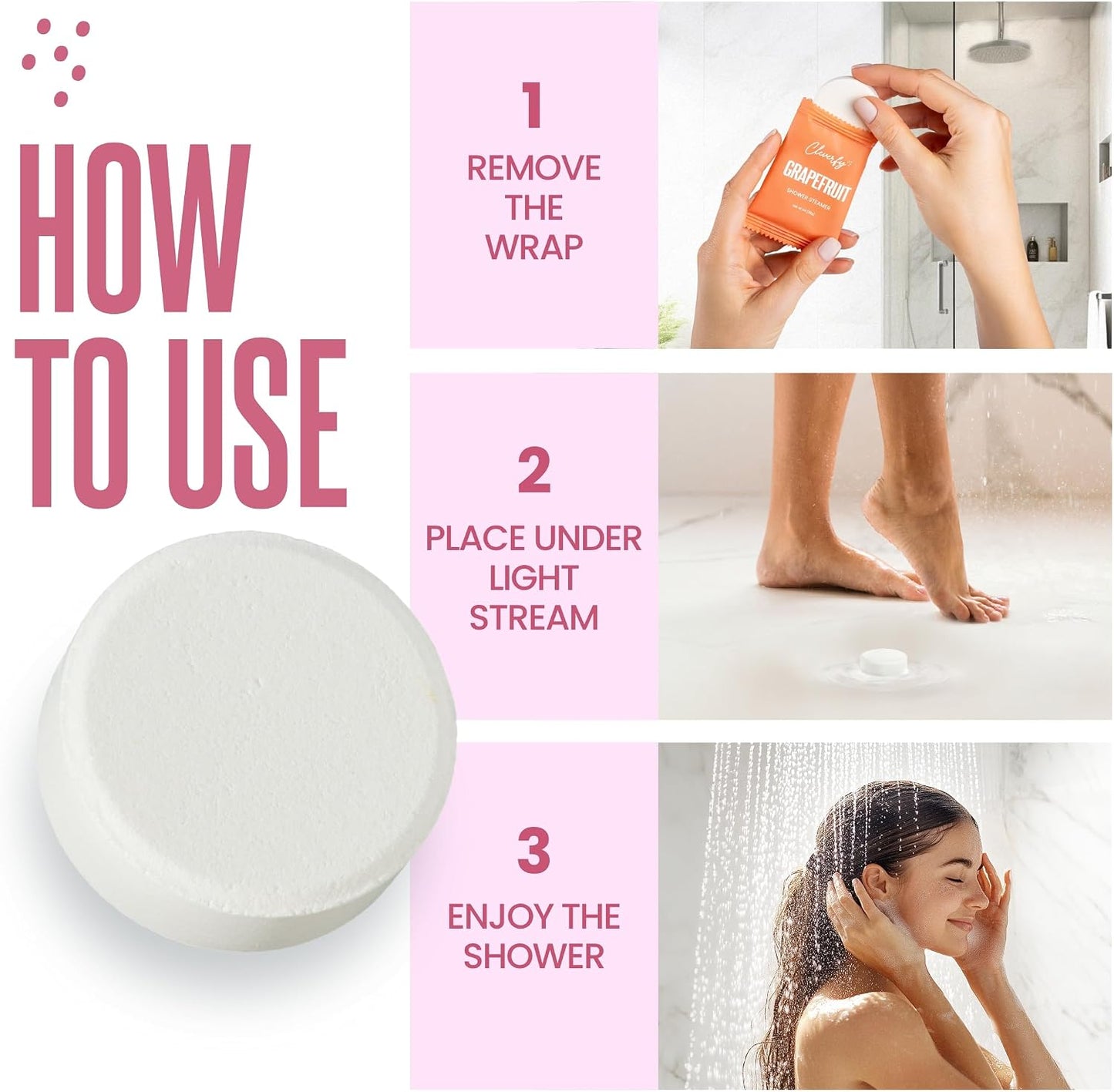 Cleverfy Shower Steamers Aromatherapy for Women and Men – 6 x 18 Pack