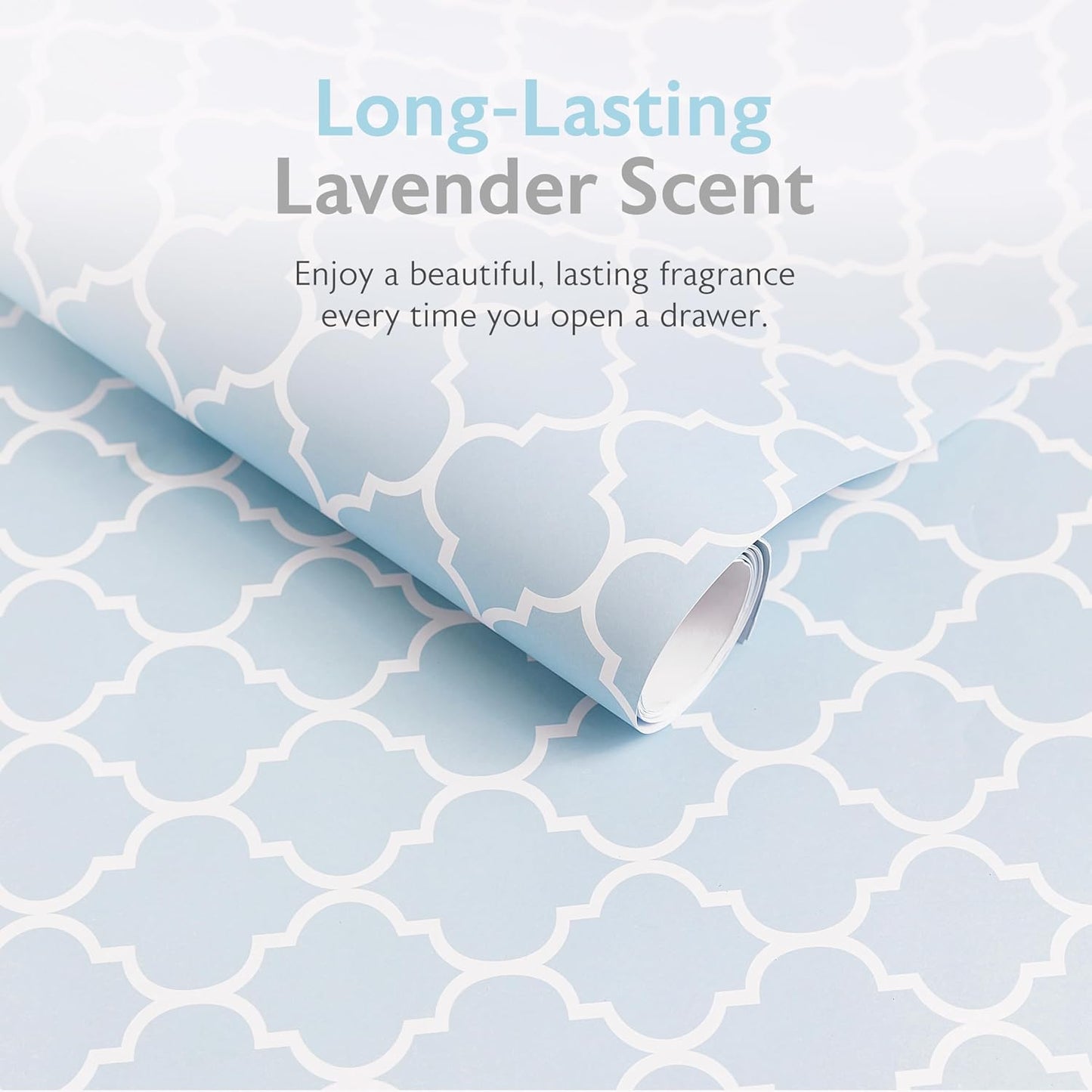 Scented Drawer Liners for Dresser – 6 Large Non Adhesive Dresser Drawer Liner Sheets, 19.5 x 14 in, Drawer Liners for Kitchen Cabinets & Closet Shelves, Cabinet Liner & Shelf Paper (English Lavender)