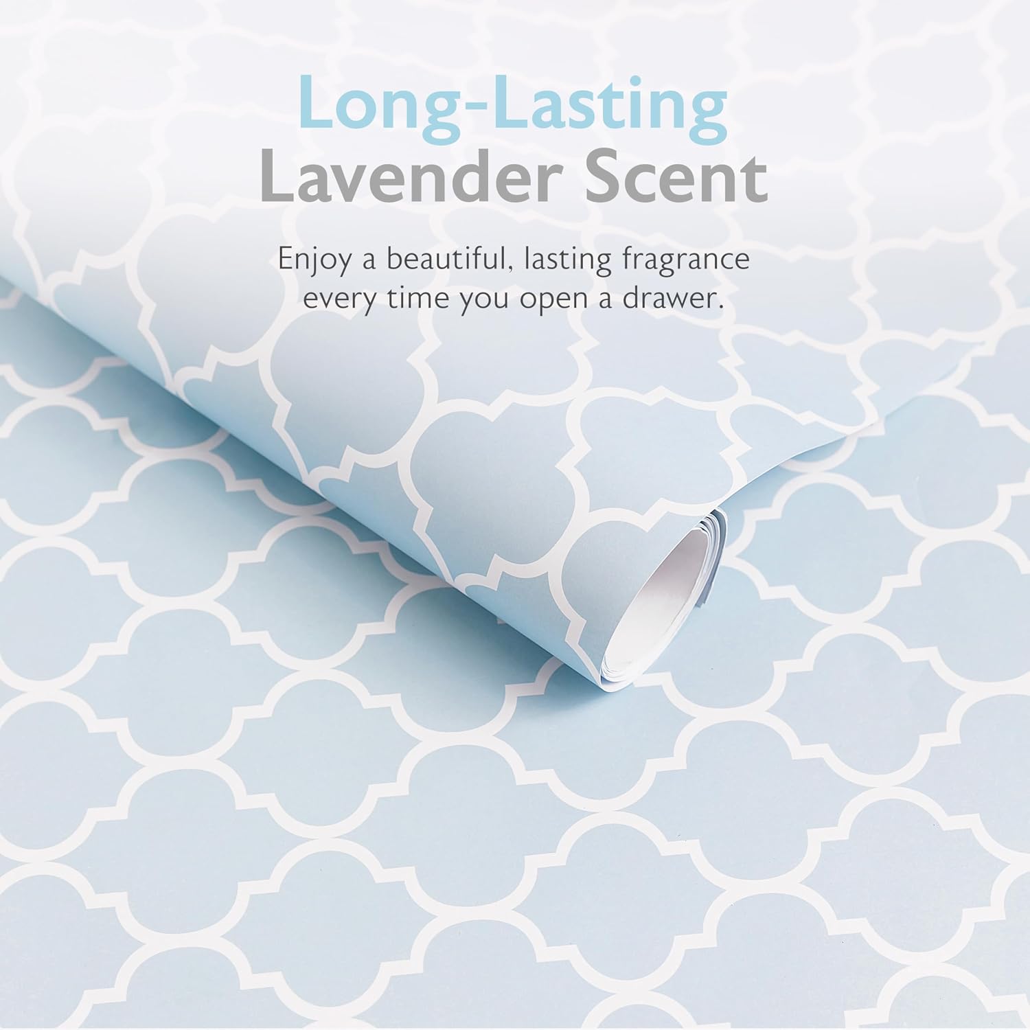 Scented Drawer Liners for Dresser – 6 Large Non Adhesive Dresser Drawer Liner Sheets, 19.5 x 14 in, Drawer Liners for Kitchen Cabinets & Closet Shelves, Cabinet Liner & Shelf Paper (English Lavender)