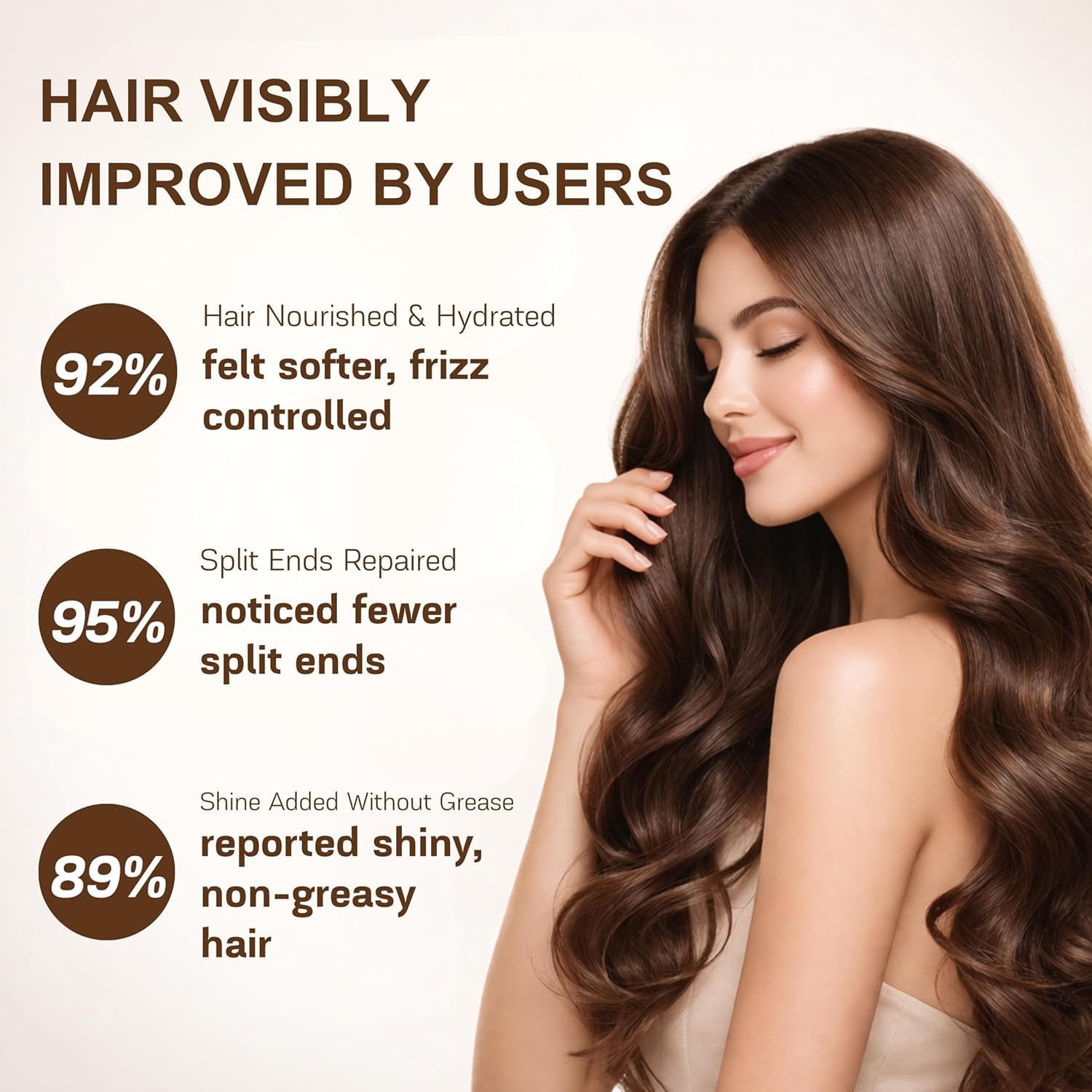 Moroccan Argan Oil – Nourishing & Smoothing Hair Oil for Long, Dry, Frizzy,Curly& Damaged Hair – Moroccan Hair Oil Treatment for Frizz Control & Heat Protection -3.4 oz