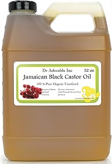 Dr Adorable - 32 oz - Jamaican Black Castor Oil - Pure Natural Organic Strengthen Grow & Restore Hair Care