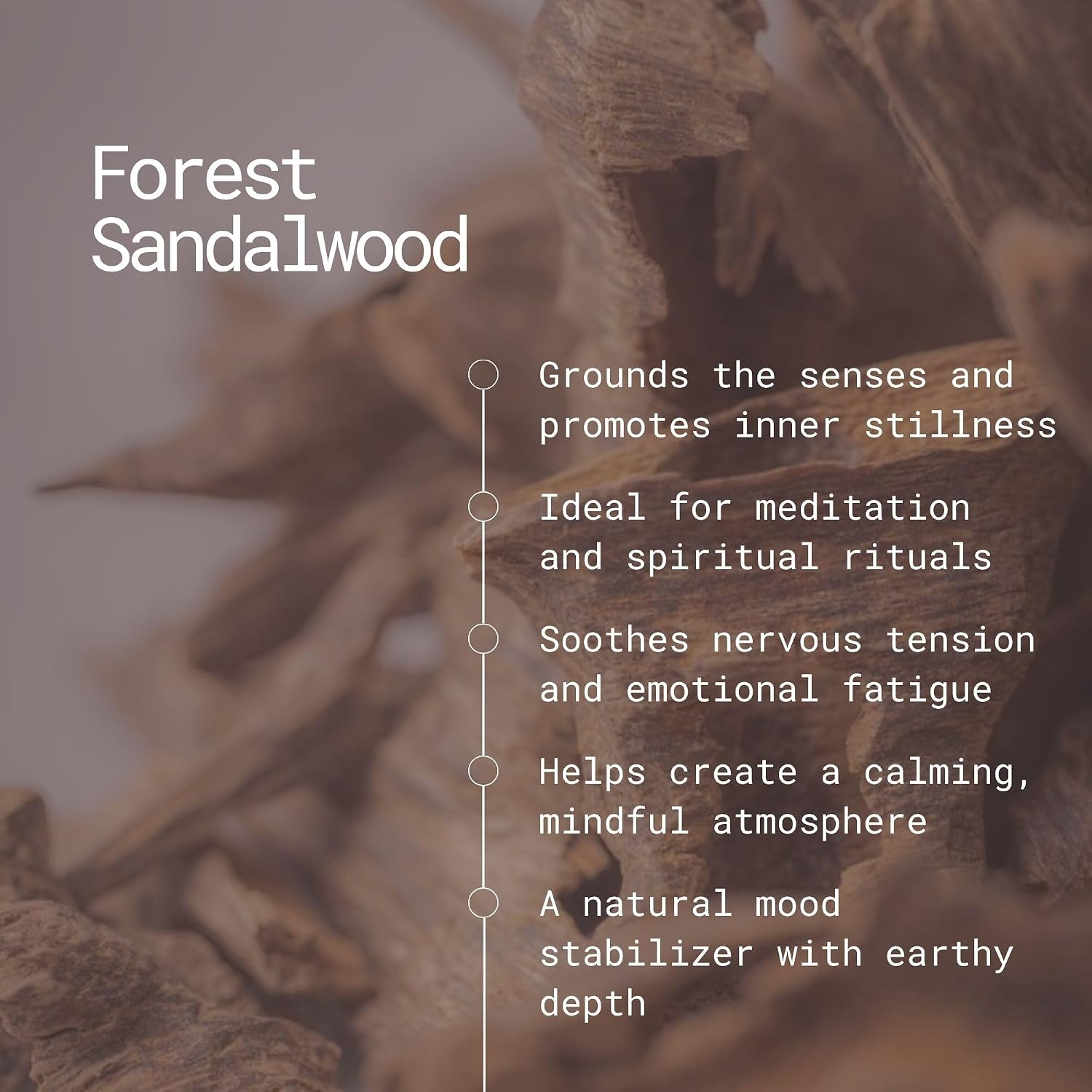 Forest Sandalwood Incense Sticks – 100g | Handmade, Toxin-Free, Long-Lasting Fragrance | Natural Resin Aroma for Meditation, Yoga & Home Use