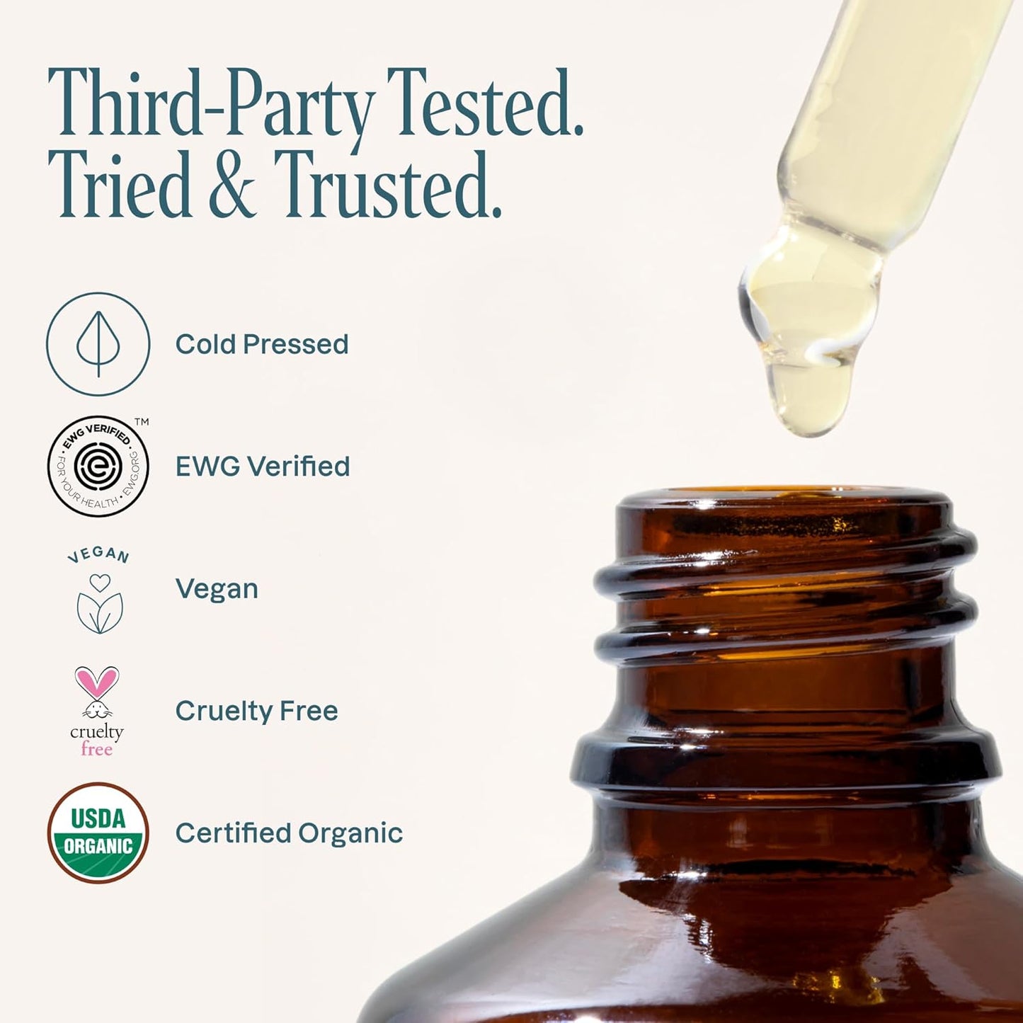 Cliganic Organic Hemp Seed Oil For Skin, Face & Hair - 100% Pure Cold Pressed Natural Unrefined