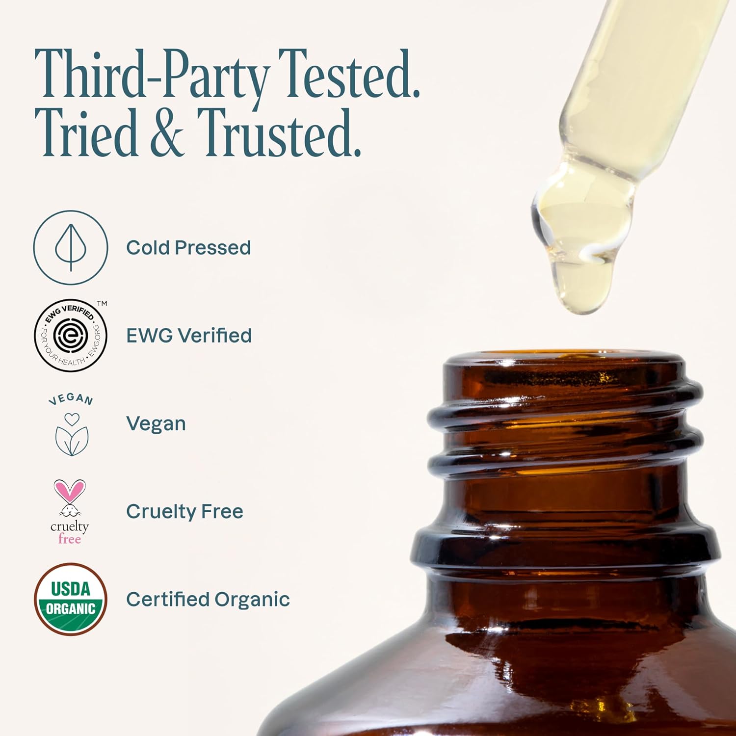 Cliganic Organic Hemp Seed Oil For Skin, Face & Hair - 100% Pure Cold Pressed Natural Unrefined