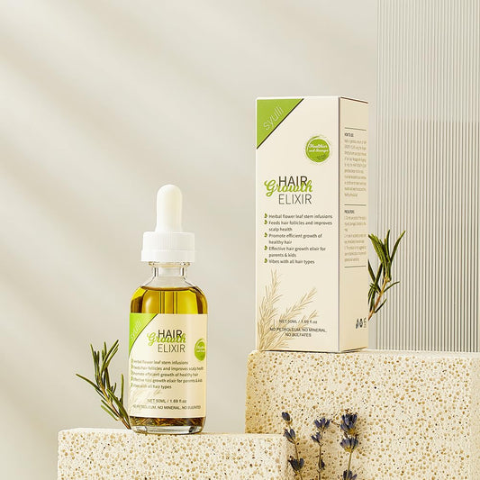 100% All Natural Rosemary + Herbs Scalp & Hair Strengthening Oil for All Hair Types