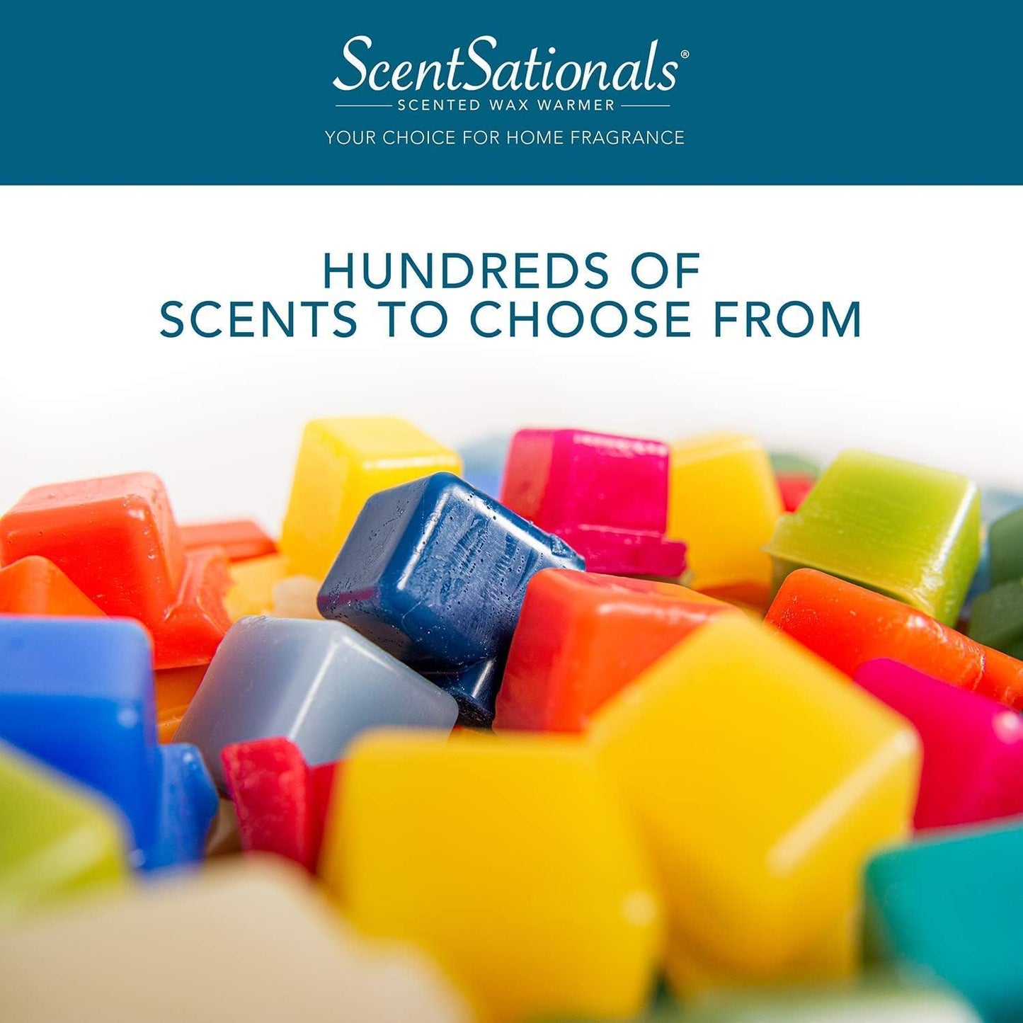ScentSationals Unicorn Cake Scented Wax Melts - Vanilla Cake, Strawberry, & Sugarcane, 10oz (24 Cubes)