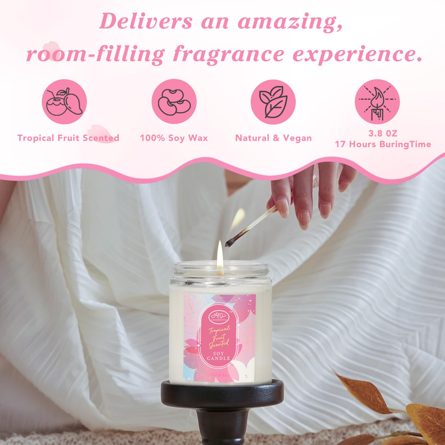 Birthday Gift for Women, Bath Sets for Women Gift, Bath and Body Gifts Set, Cherry Bloosom Spa Gift for Self Care, Thank You Relaxing Spa Basket for Mom, Grandma, Girlfriend, Sister, Friends