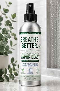Vapor Blast - Menthol Eucalyptus Shower Steam Spray – Aromatherapy Mist – 4 oz