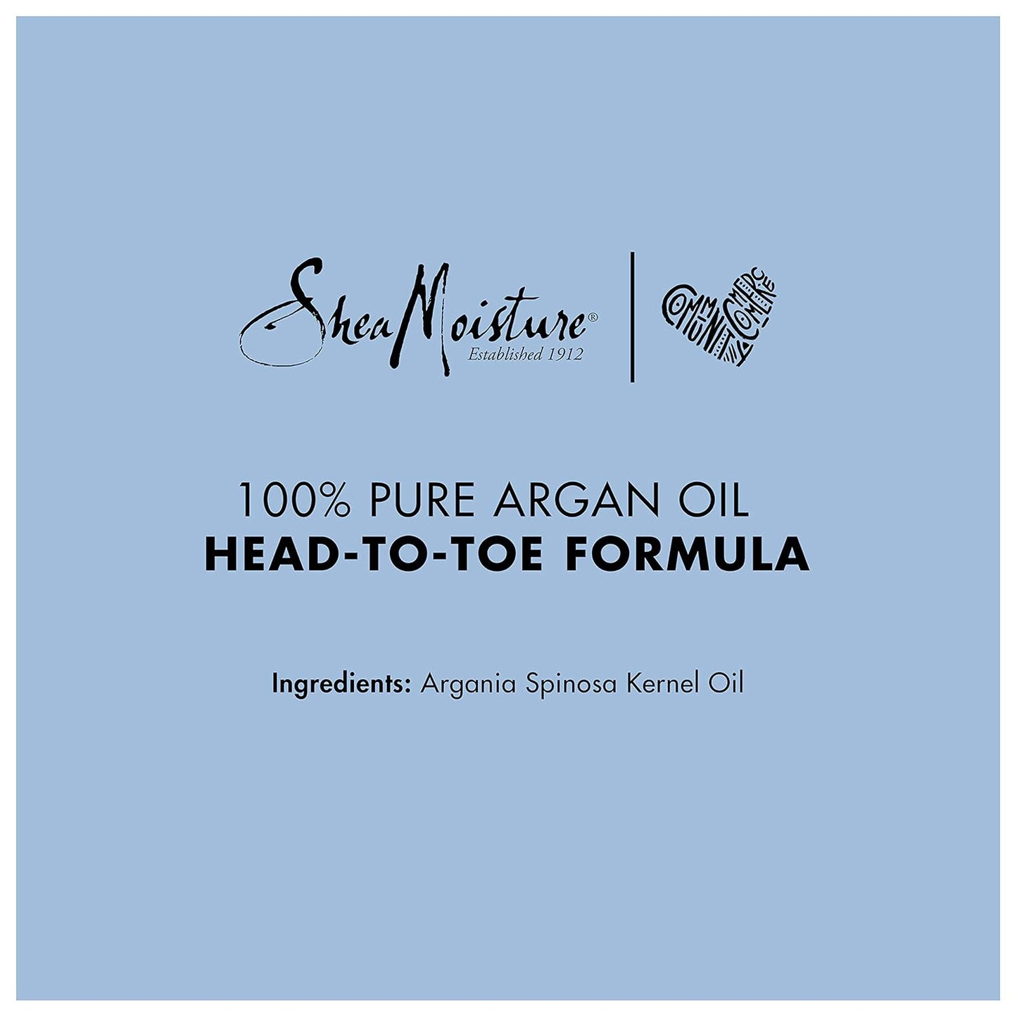 Sheamoisture Multi-Tasking Oil for Smooth Hair and Skin 100% Pure Argan Oil Head-to-Toe Formula 1.6 Fl Oz