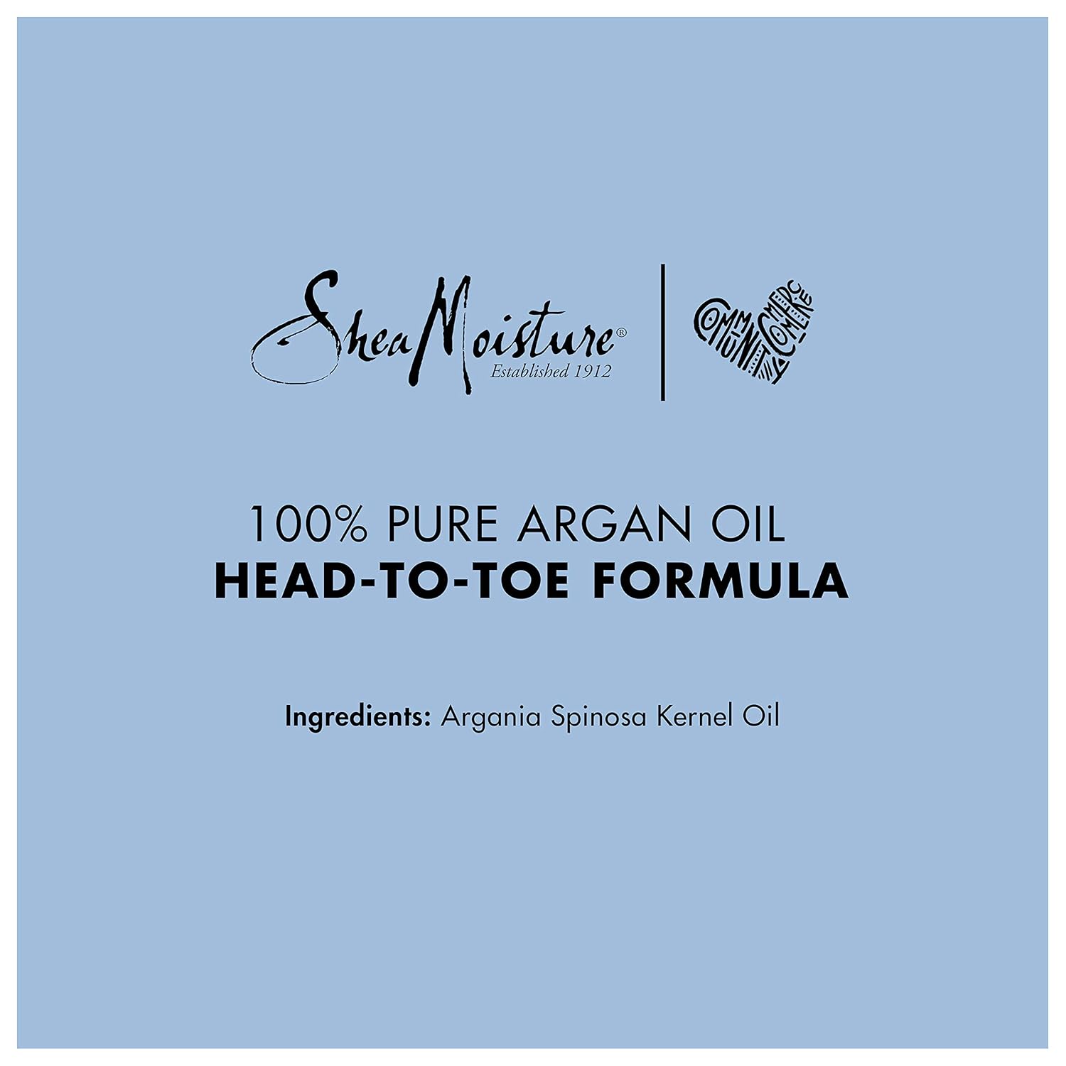 Sheamoisture Multi-Tasking Oil for Smooth Hair and Skin 100% Pure Argan Oil Head-to-Toe Formula 1.6 Fl Oz