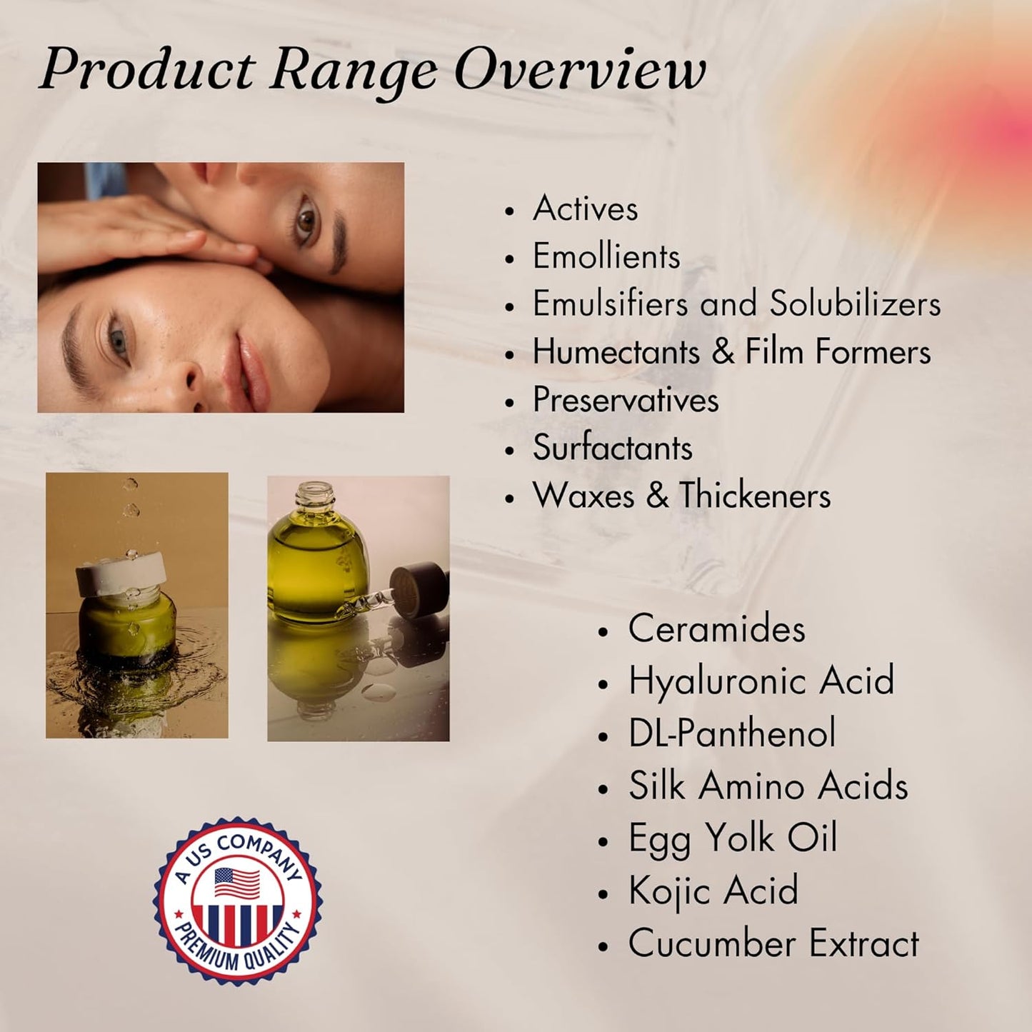 Ceramide NP with Fractionated Coconut Oil, Cosmetic Grade Skin Barrier Support Ingredient for Creams Lotions Serums Balms Facial Oils Moisturizers and DIY Skin Care Formulation