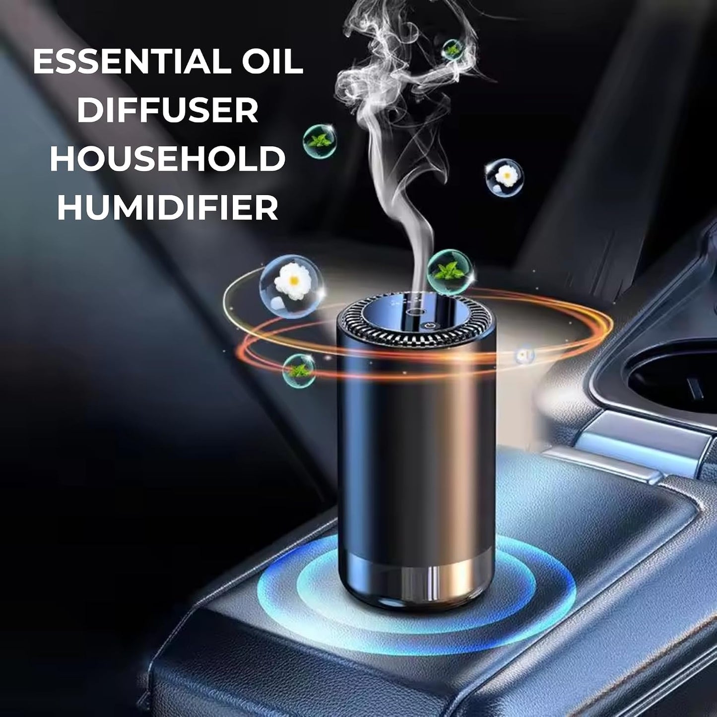 Essential Oil Diffuser - Ultrasonic Aromatherapy Diffuser with LED Lights | Cool Mist Humidifier for Home, Office, and Relaxation!