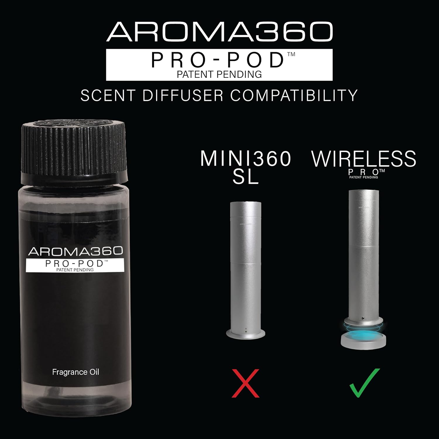 Aroma360 - Across The Universe Pro Pod Fragrance Oil Blend | Hotel Inspired Luxury Essential Oil Diffuser | Aromatherapy Scent Diffuser Oil | Eucalyptus, Citrus and Soft Florals 1.7 fl oz, 50 mL
