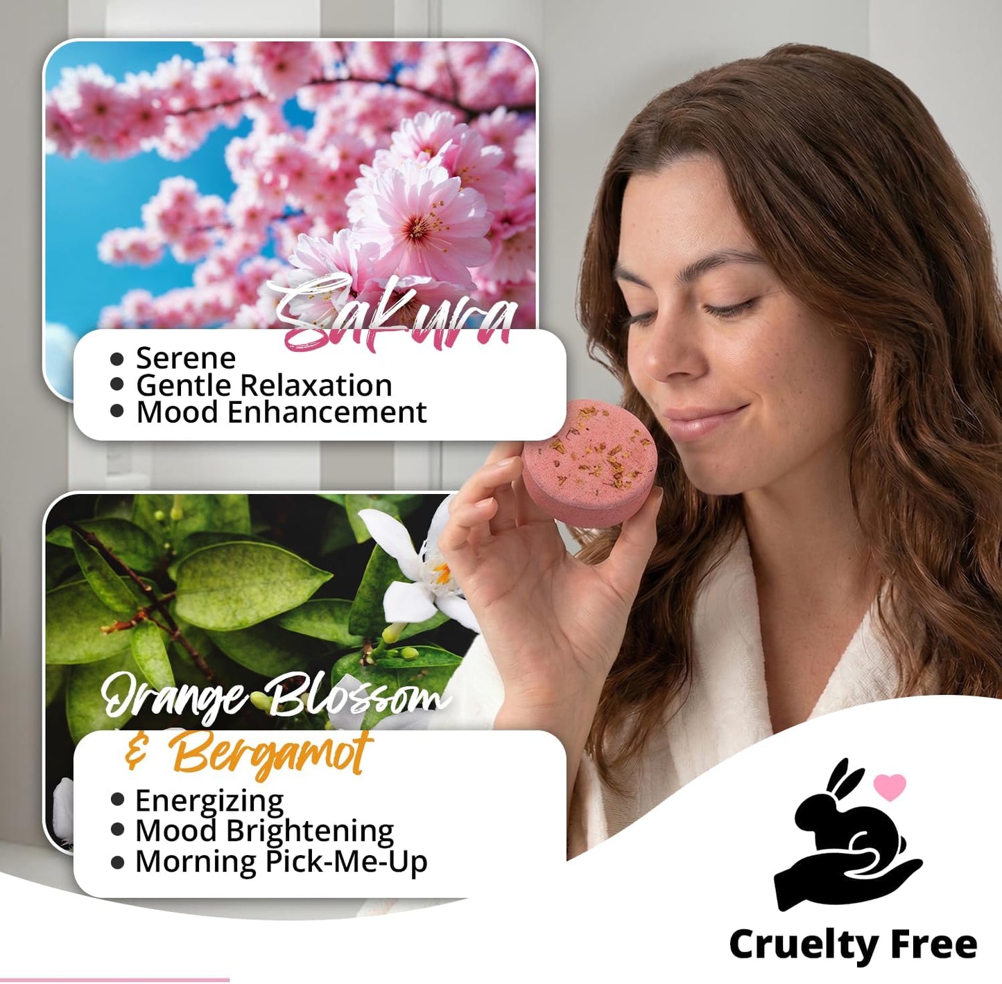Shower Steamers Aromatherapy SWCANDY 8 Pack Gifts for Mom - Wife, Daughter, Grandma, Women, Sister and Teen Girls Natural Essential Oils Home Spa Self Care Stress Relief Relaxation