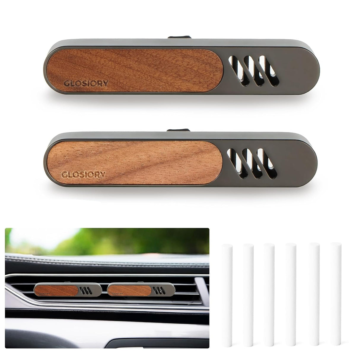 2 Packs Car Air Freshener Diffuser