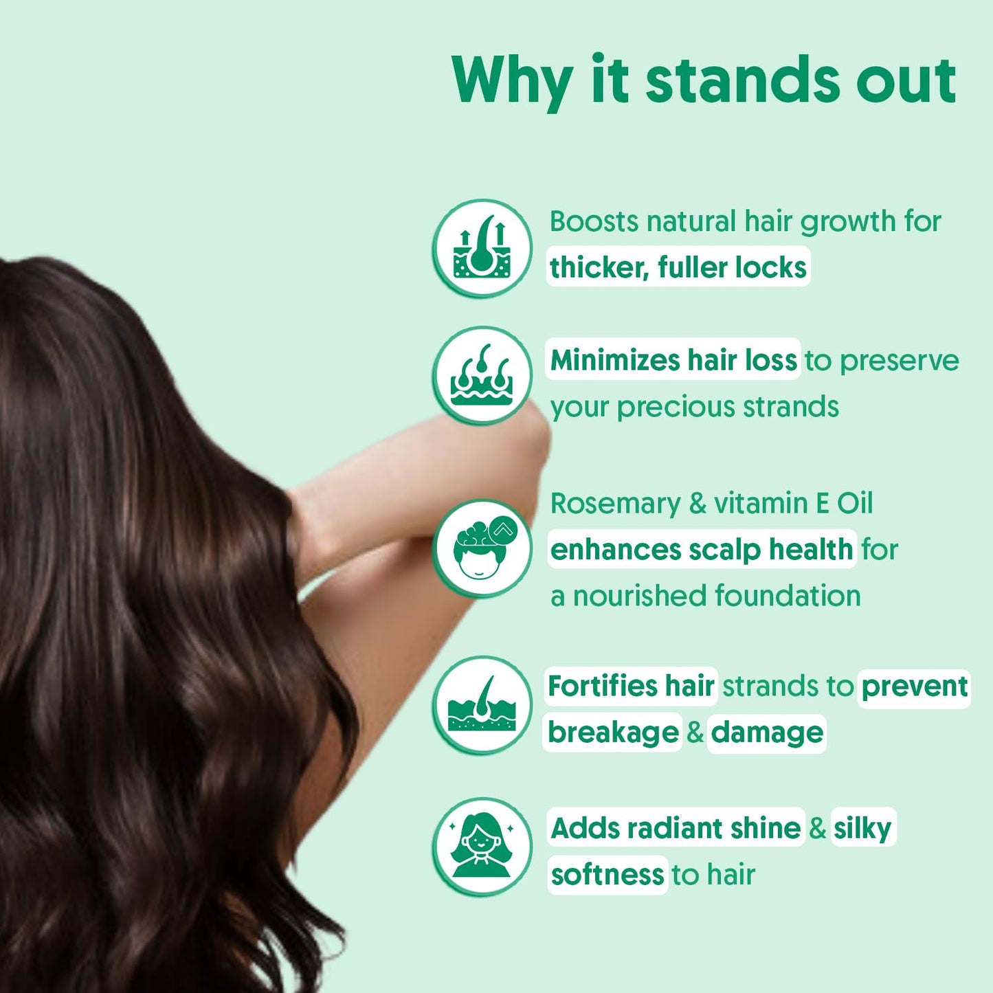 Aravi Organic Rosemary Lavender Hair Oil For Healthy Hair, Scalp, Hair Roots - 100% Pure & Natural - For Hair Growth & Hair Fall Control- 6.7 FL Oz / 200 ml