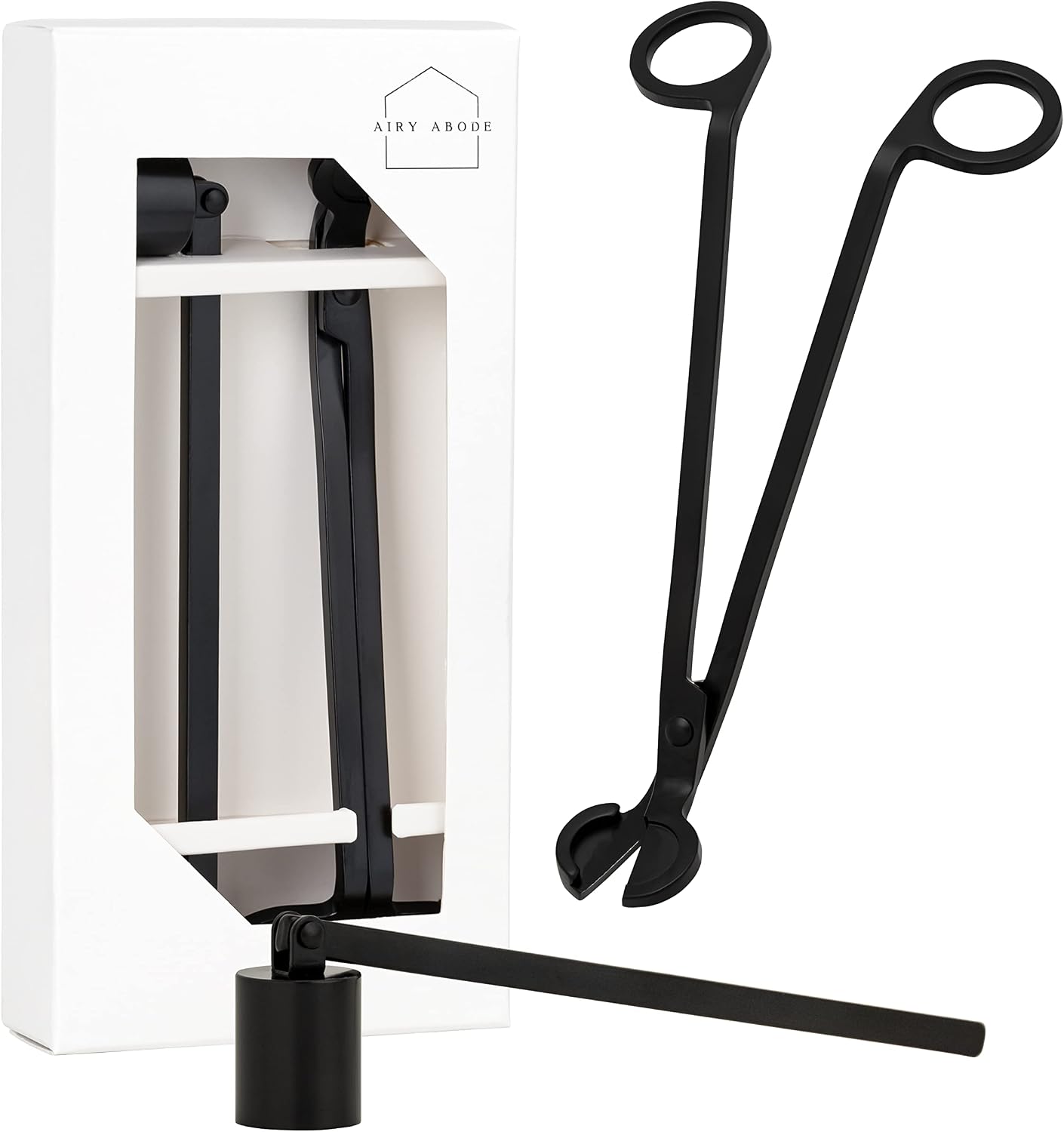 Airy Abode Candle Wick Trimmer and Candle Snuffer Accessory Set – Pick Your Color