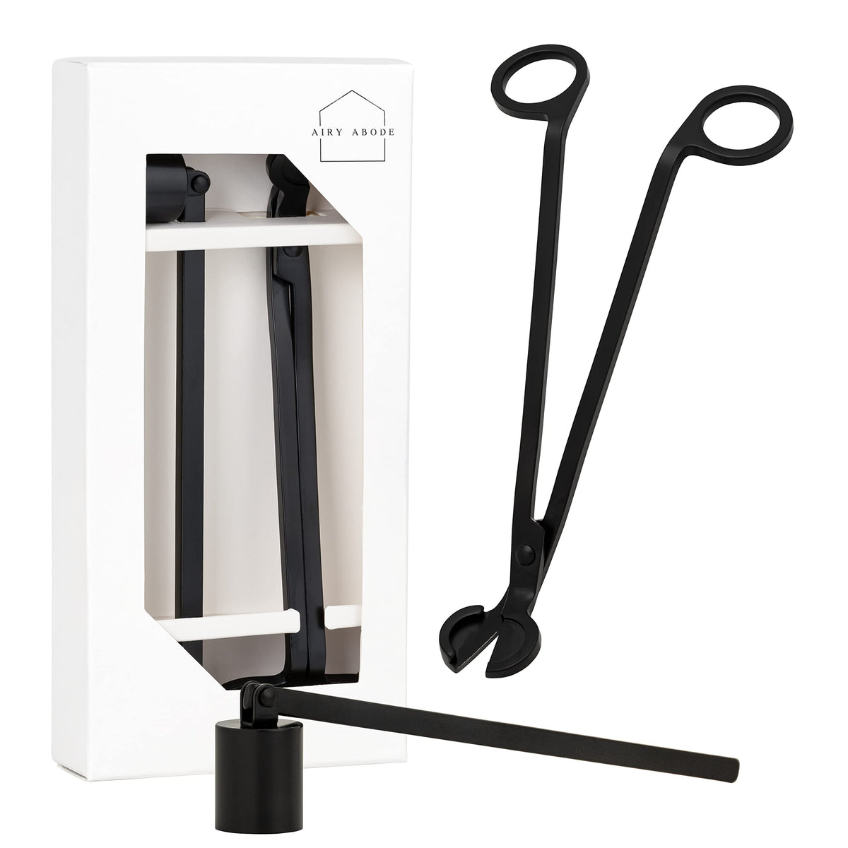 Airy Abode Candle Wick Trimmer and Candle Snuffer Accessory Set