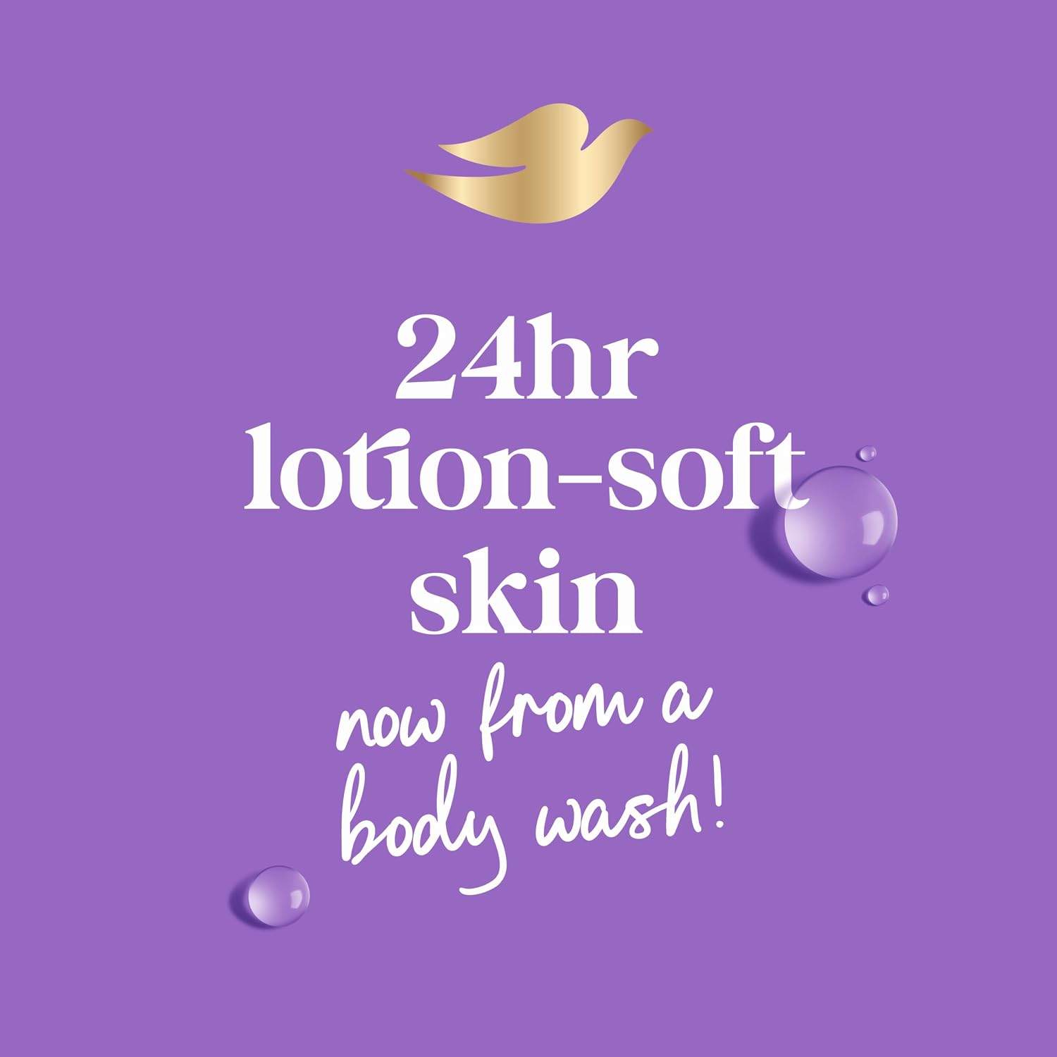 Dove 24hr Lotion Body Wash Relax Lavender Oil & Chamomile, 30.6 oz | Hydrating body wash with MicroMoisture and a calming lavender and chamomile scent