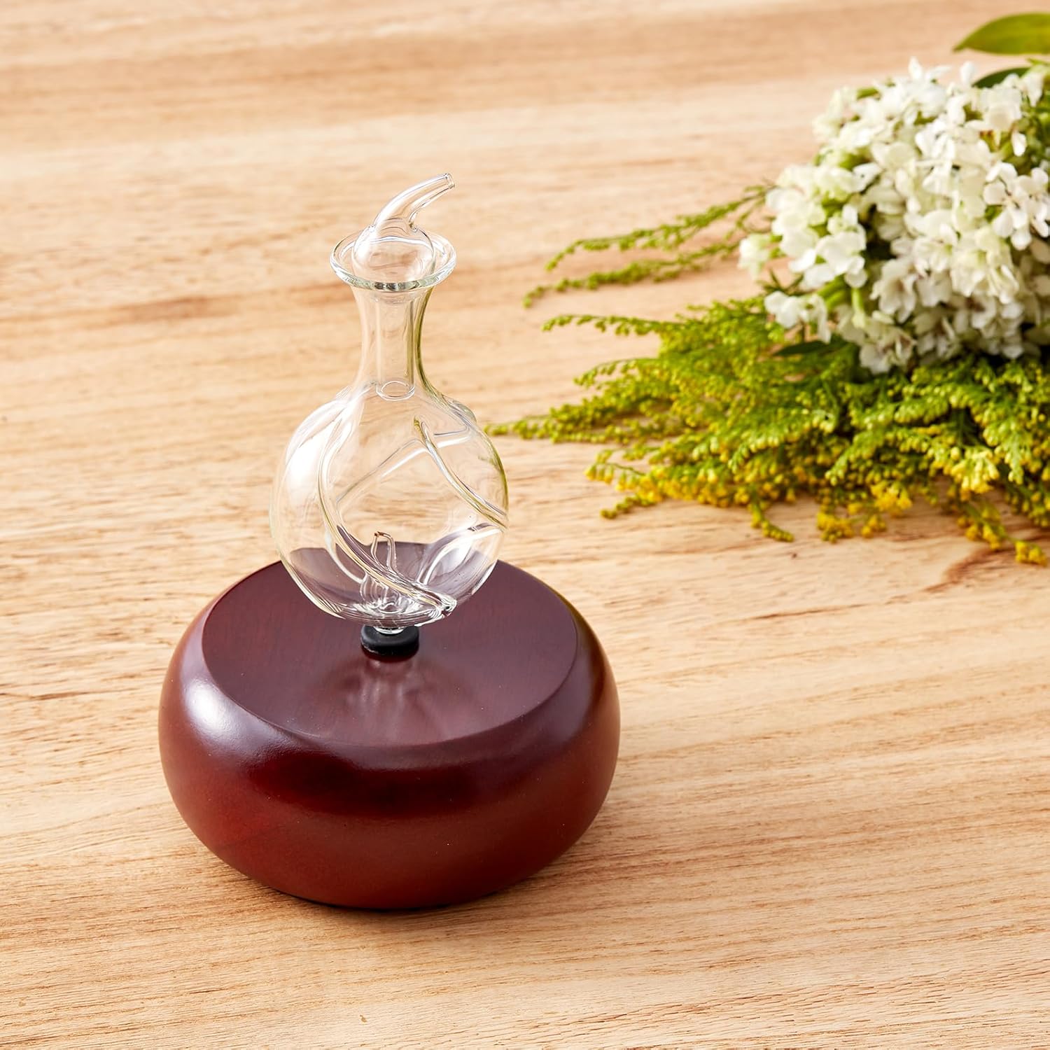 Nebulizing Pure Essential Oil Aromatherapy Diffuser, Premium Home & Professional Use, No Heat, No Water, No Plastic – Dark Radiance by Organic Aromas