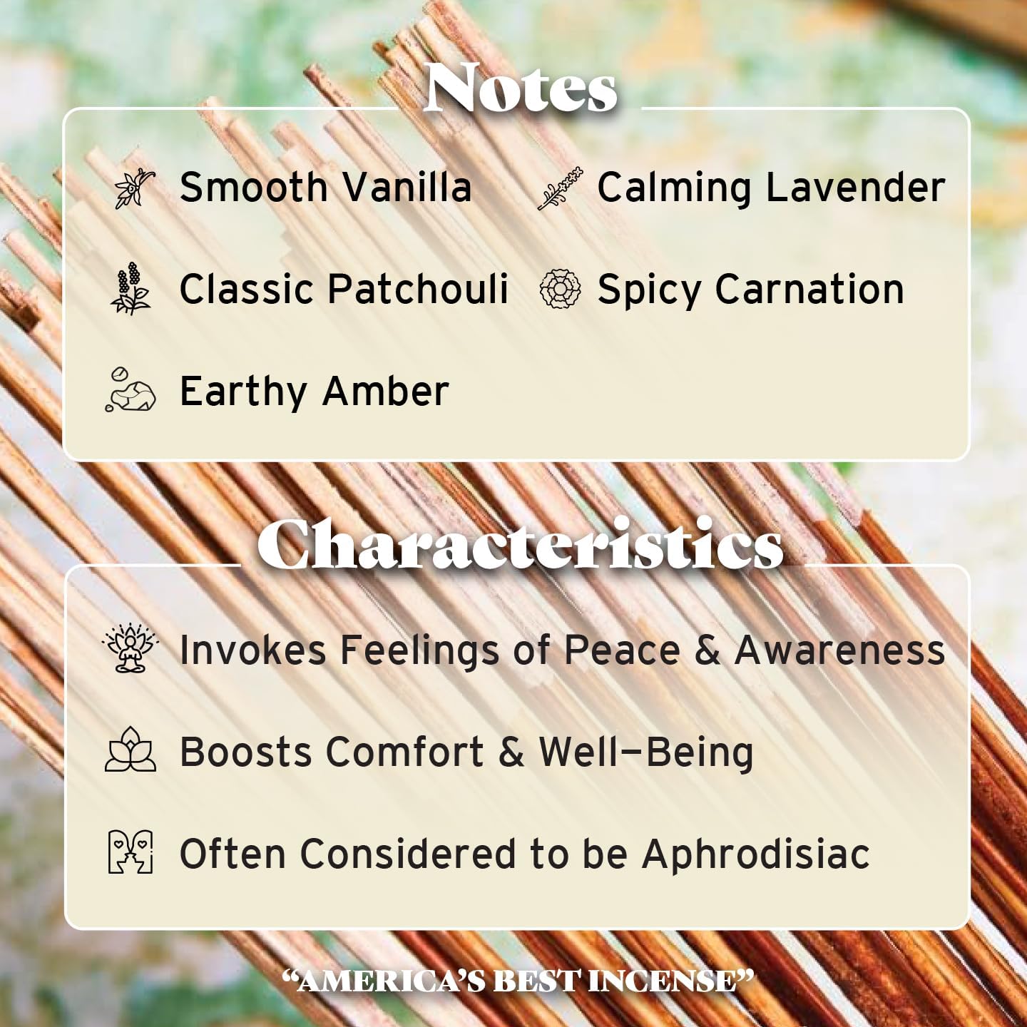 Wild Berry Incense Sticks - Nirvana - Soothing Fragrance with Vanilla and Lavender - Hand Dipped in The USA (100 Count)