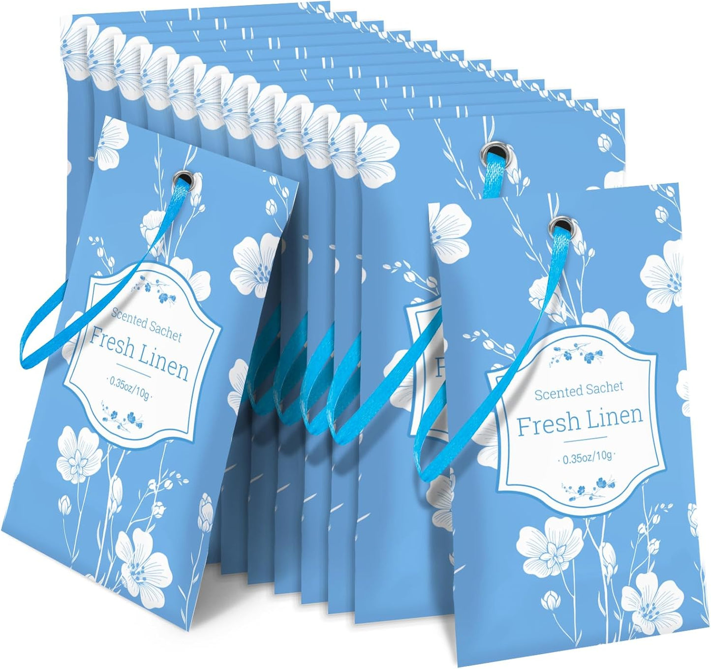 STRN Scented Sachets for Drawer and Closet, Linen Scented Long-Lasting Sachets, 14 Packs for Home Fragrance, Small Space Air Freshener for Wardrobes