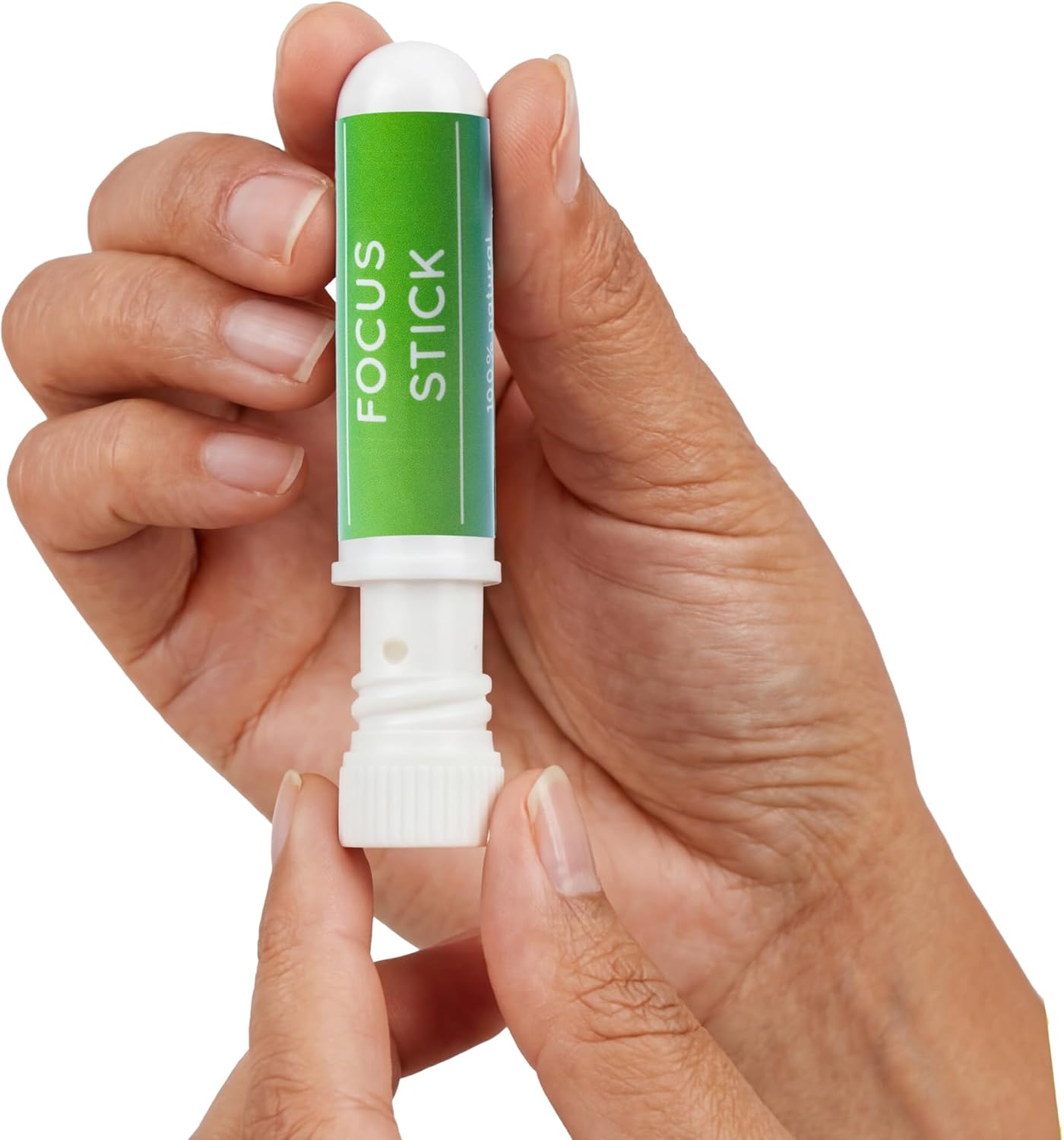 Focus Nasal Sticks (4 Pack) - Natural Mental Clarity & Concentration Aromatherapy Inhaler with Peppermint, Lemon, Rosemary & Frankincense
