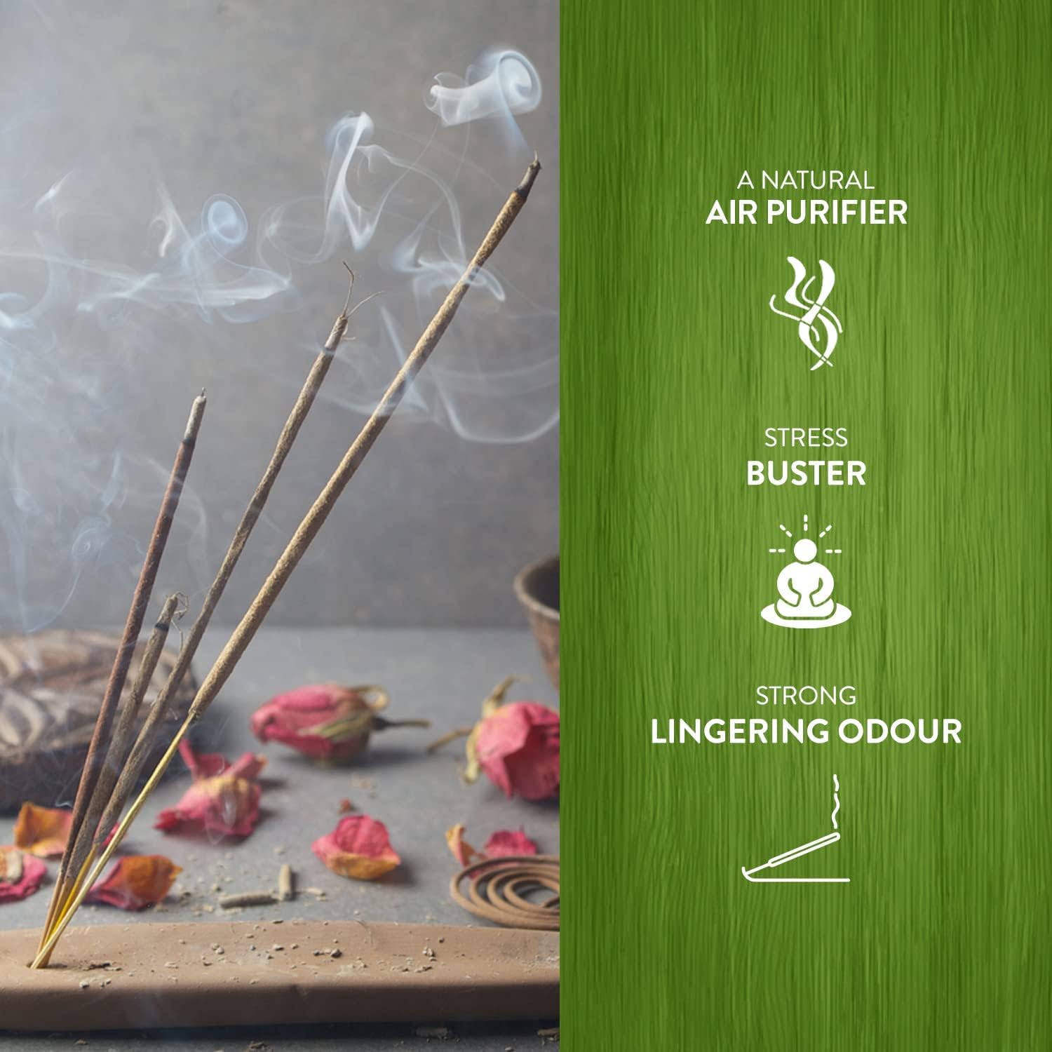 Hem Incense Cones | Natural Aromatic Blend for Purification, Protection & Spiritual Wellness | Long-Lasting Aroma (Patchouli)