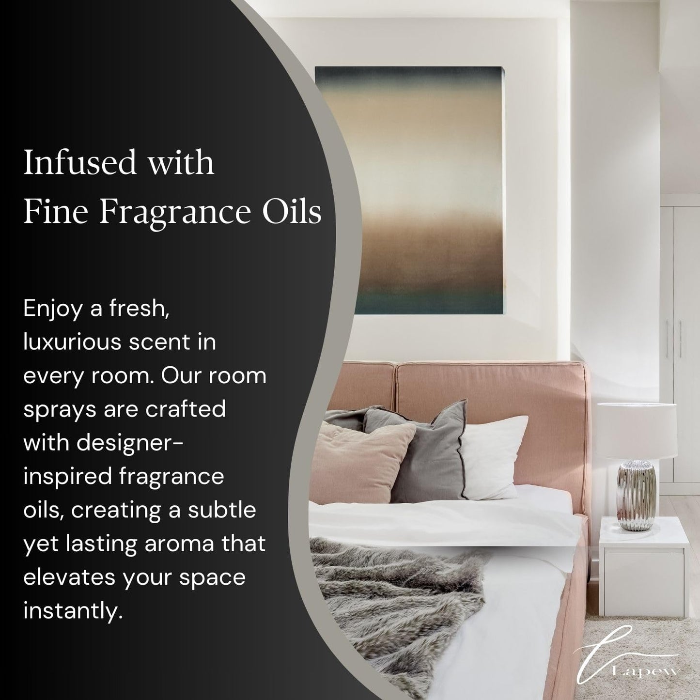 Lapew Room & Linen Spray | Fragrance Mist for Home, Car & Office | Fabric & Air Freshener | Neutralizing Mist | Made in USA | Brazilian Summers