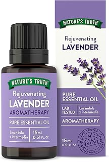 Nature's Truth Lavender Essential Oil | Pure Plant Based | for Diffuser and Aromatherapy | Non-GMO & Gluten Free