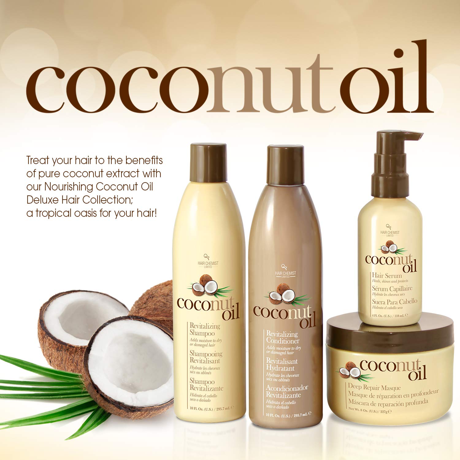 Hair Chemist Coconut Oil Deep Repair Masque 8 ounce