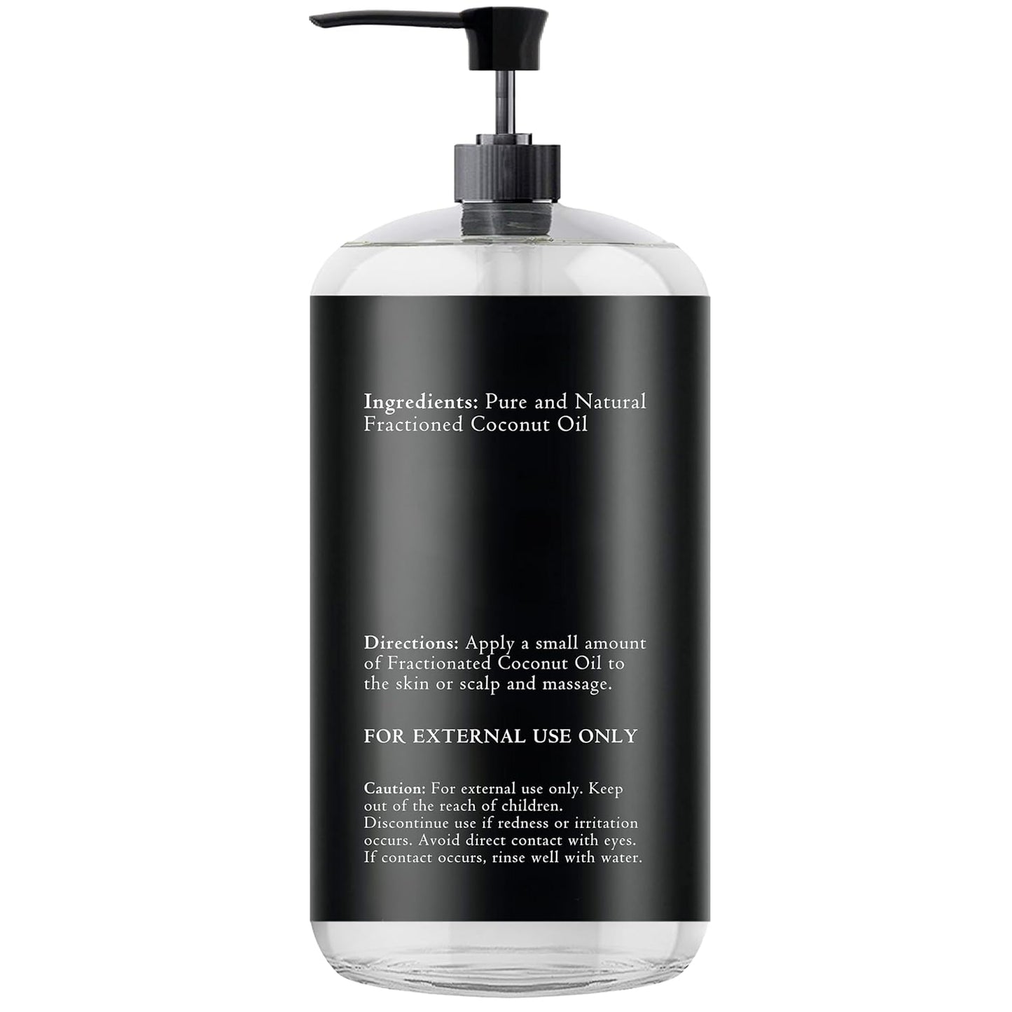 Essentially KateS Fractionated Coconut Oil - Body & Hair Carrier Oil, 16.9 Fl Oz (500ML), No Scent