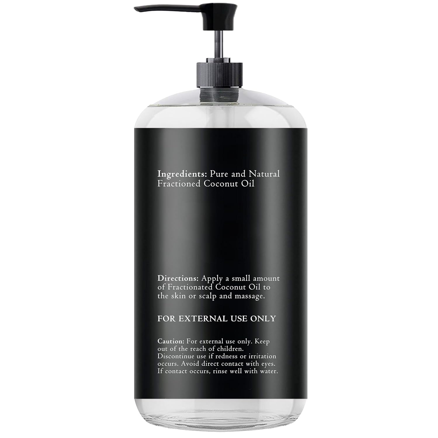Essentially KateS Fractionated Coconut Oil - Body & Hair Carrier Oil, 16.9 Fl Oz (500ML), No Scent