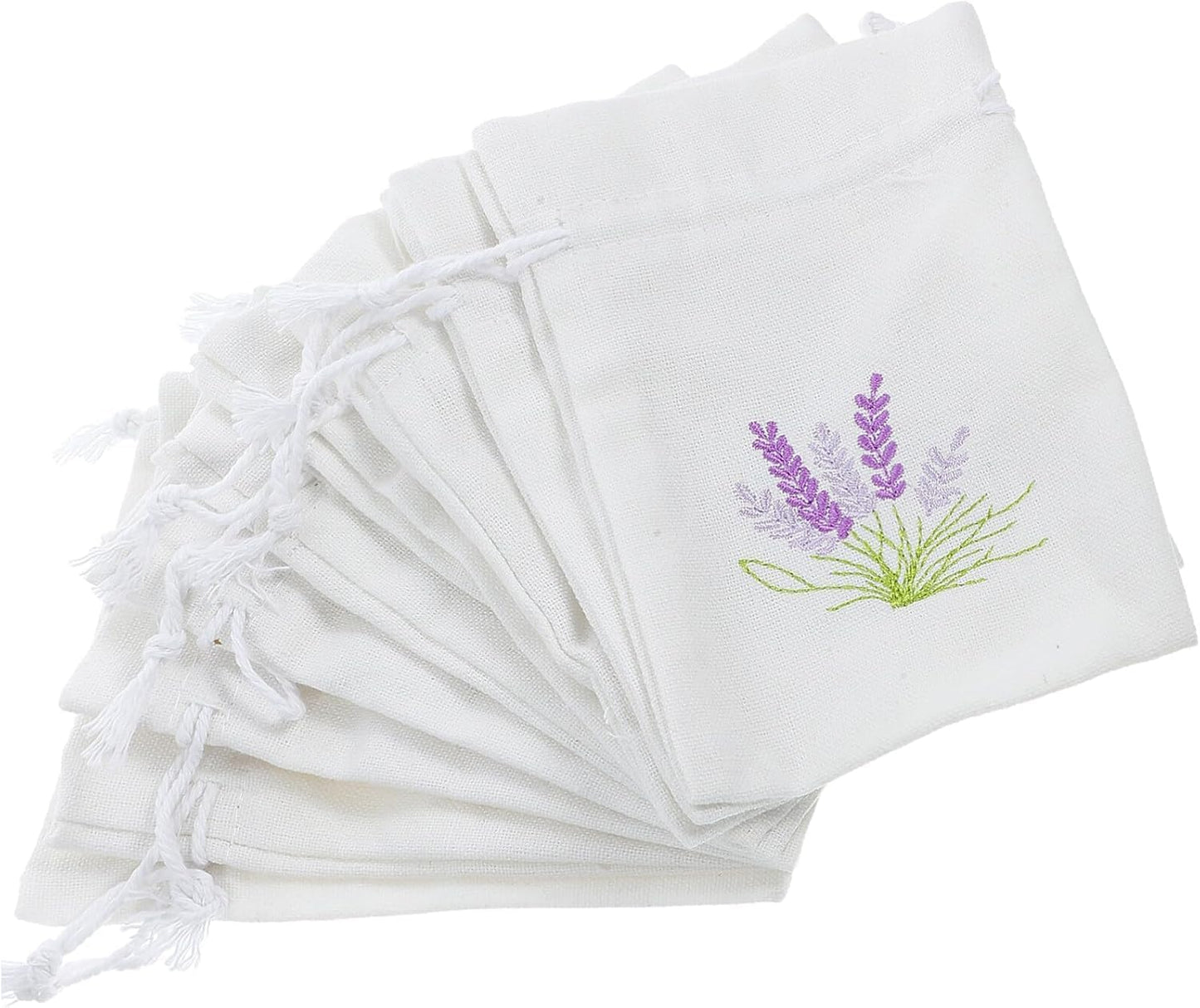 10pcs Sachet Storage Bags-Multi-Purpose Sachet Storage Bags with Lavender Pattern, and Durable for Travel, Crafts, Organizing Small Items