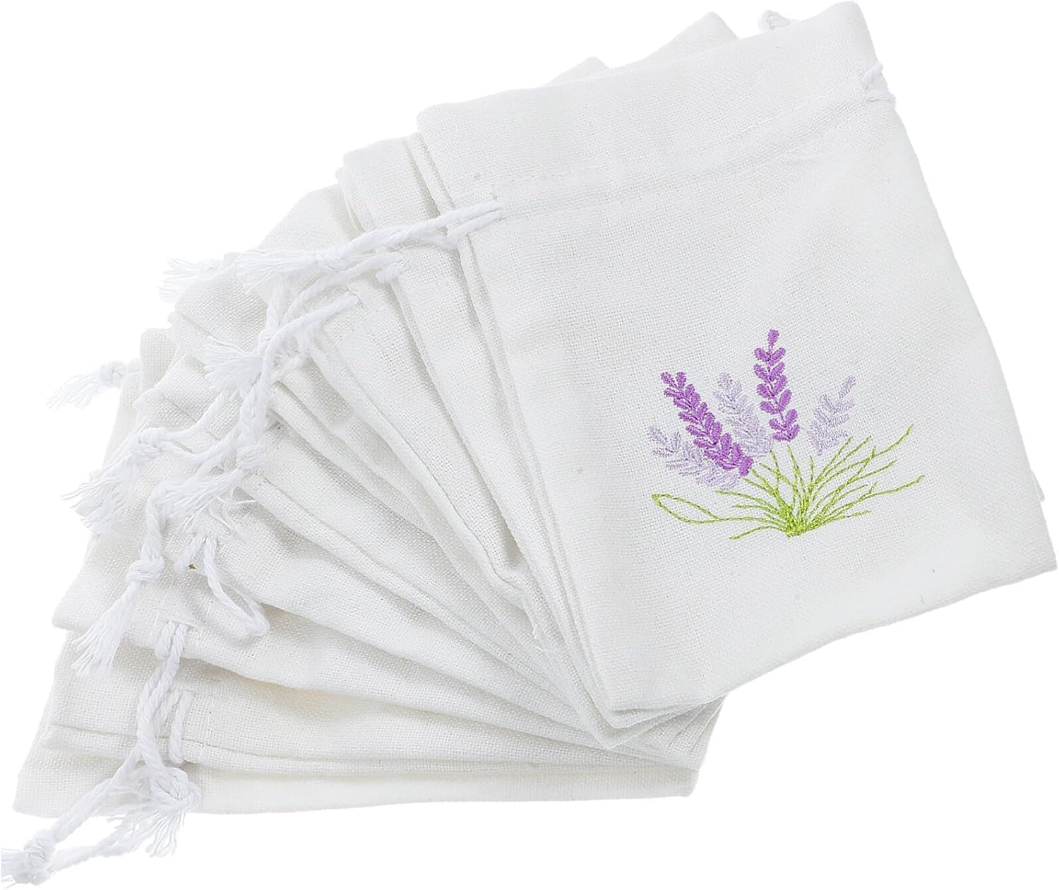 10pcs Sachet Storage Bags-Multi-Purpose Sachet Storage Bags with Lavender Pattern, and Durable for Travel, Crafts, Organizing Small Items