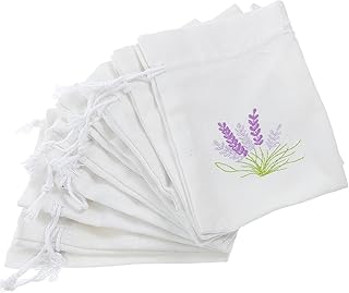 10pcs Sachet Storage Bags-Multi-Purpose Sachet Storage Bags with Lavender Pattern, and Durable for Travel, Crafts, Organizing Small Items