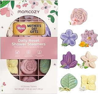Momcozy 14-Pack Shower Steamers with 7 Floral Scents, Mothers Day Gifts, Gifts for Women, Wife, Girlfriend & Mom, Bridal Shower, At-Home Spa Aromatherapy for Daily Showers, Stress Relief