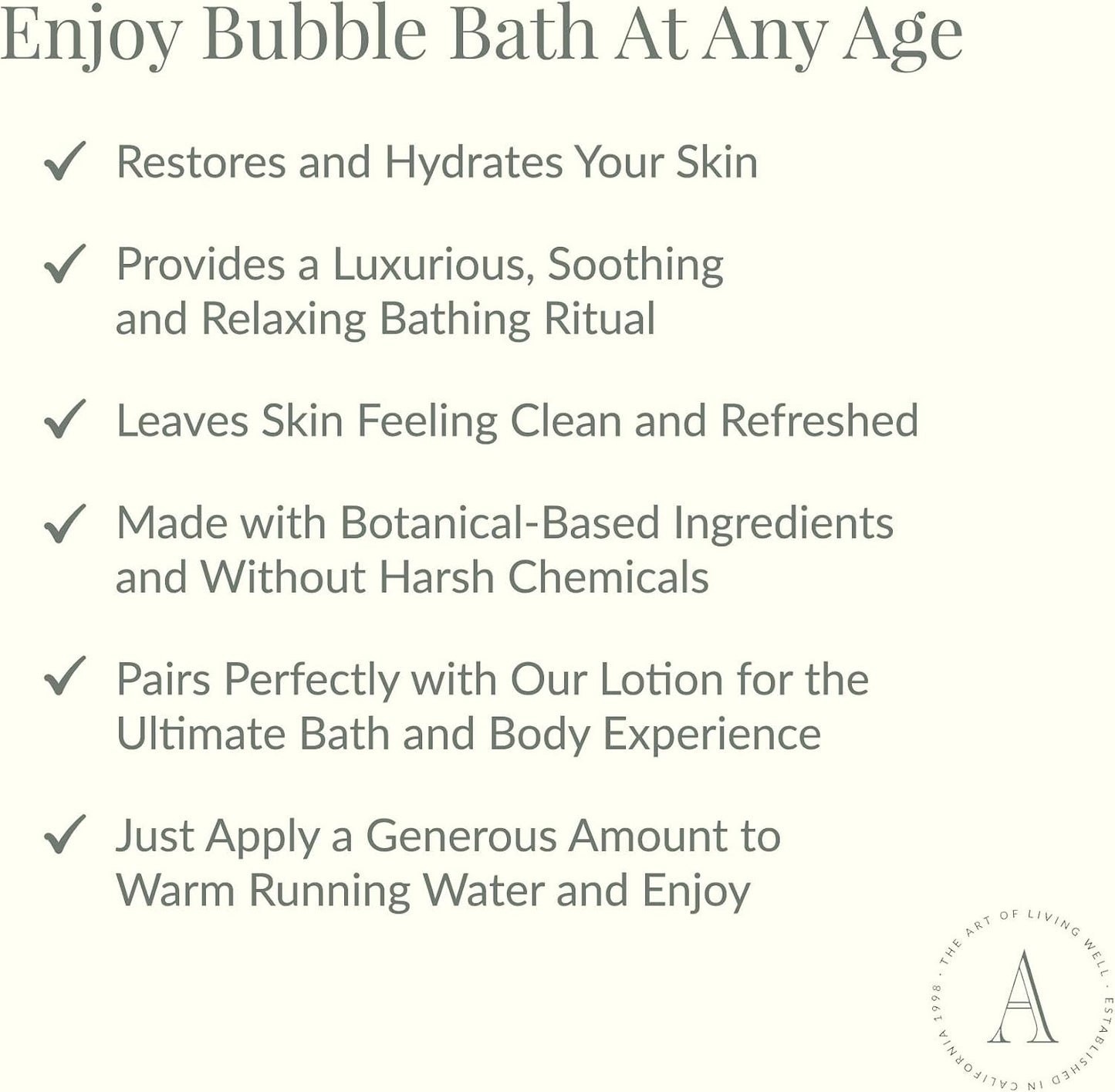 Archipelago Botanicals Luxury Milk Bubble Bath, Daily Body Wash, Moisturizing and Hydrating Gentle Bubble Bath, Helps Refresh, Restore and Soothe All Skin Types, 25.0 fl oz