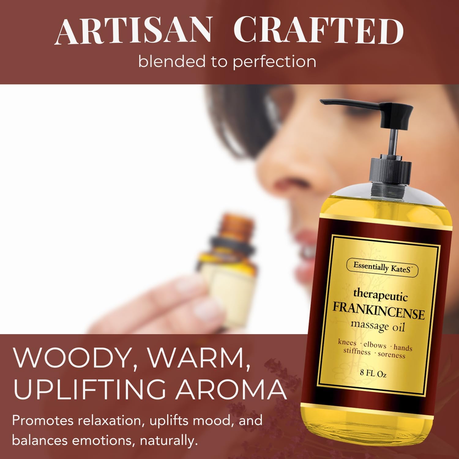 Essentially KateS Frankincense Massage Oil 8 Fl Oz