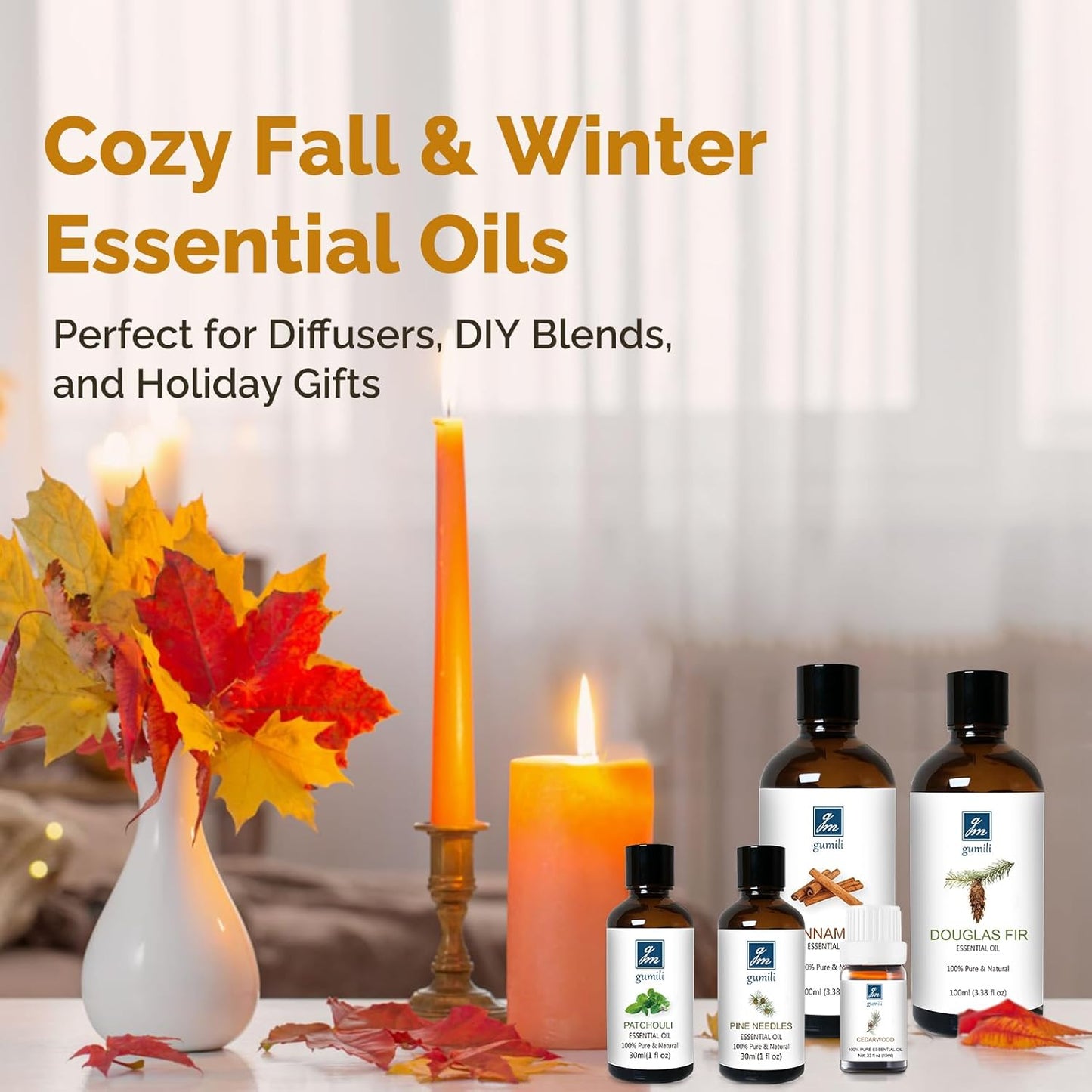 GM Gumili Douglas Fir Essential Oil, Scent Oil for Home Crafts, Household, Holiday - 30ml/1 fl oz