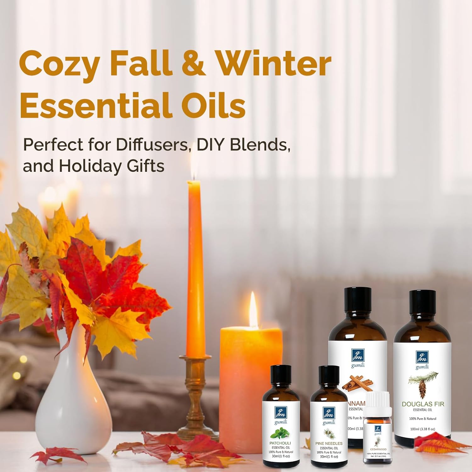 GM Gumili Douglas Fir Essential Oil, Scent Oil for Home Crafts, Household, Holiday - 30ml/1 fl oz