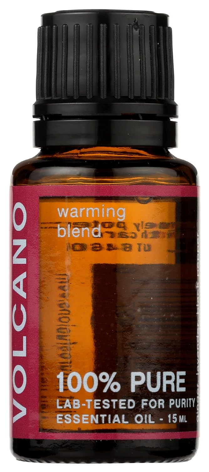 Nature's Fusions Volcano, 100% Pure and Natural Essential Oil Blend for Aromatherapy and Topical Use, .5 Fl Oz (Pack of 1) (15 mL)
